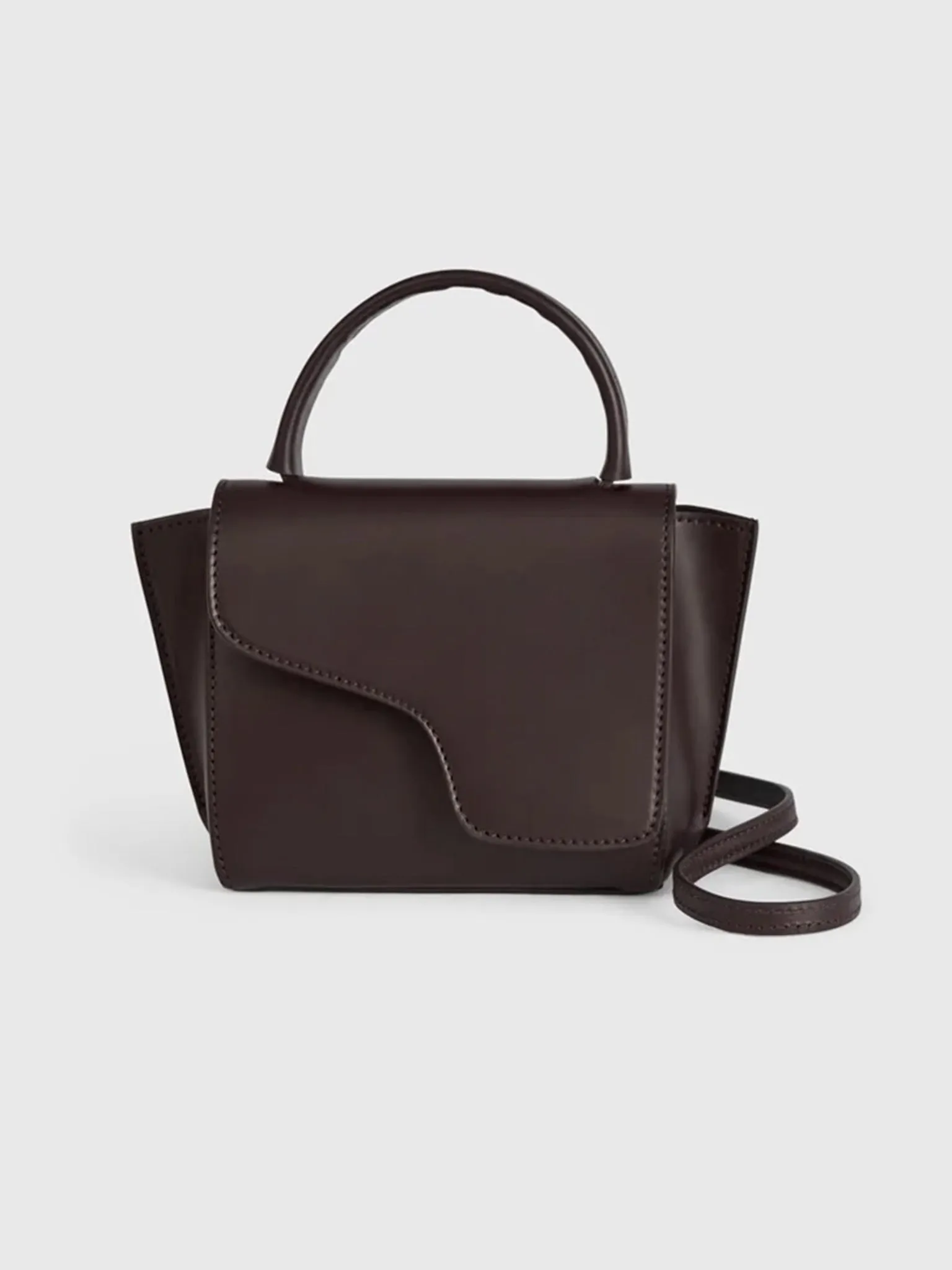 ATP Atelier Montalcino Leather Mini Handbag sold by Saint Bernard