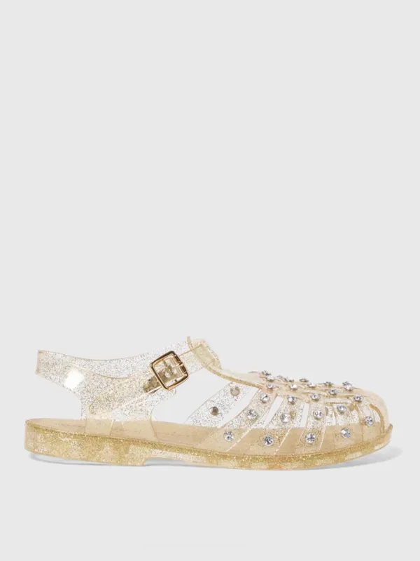 Loeffler Randall Women's Rhys Glitter Jelly Sandal made by Loeffler Randall