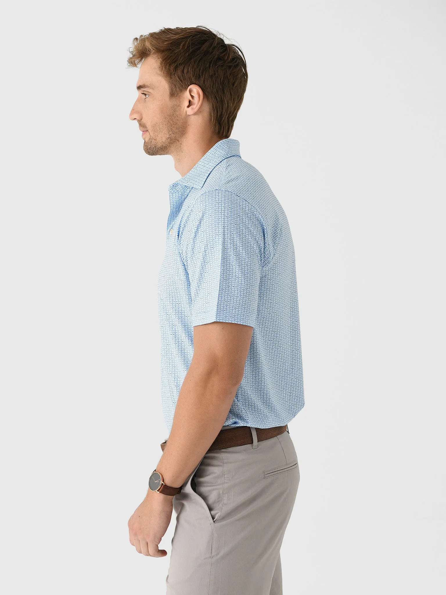 Peter Millar Crown Sport Men's First In Flight Performance Jersey Polo sold by Saint Bernard product image thumbnail 3