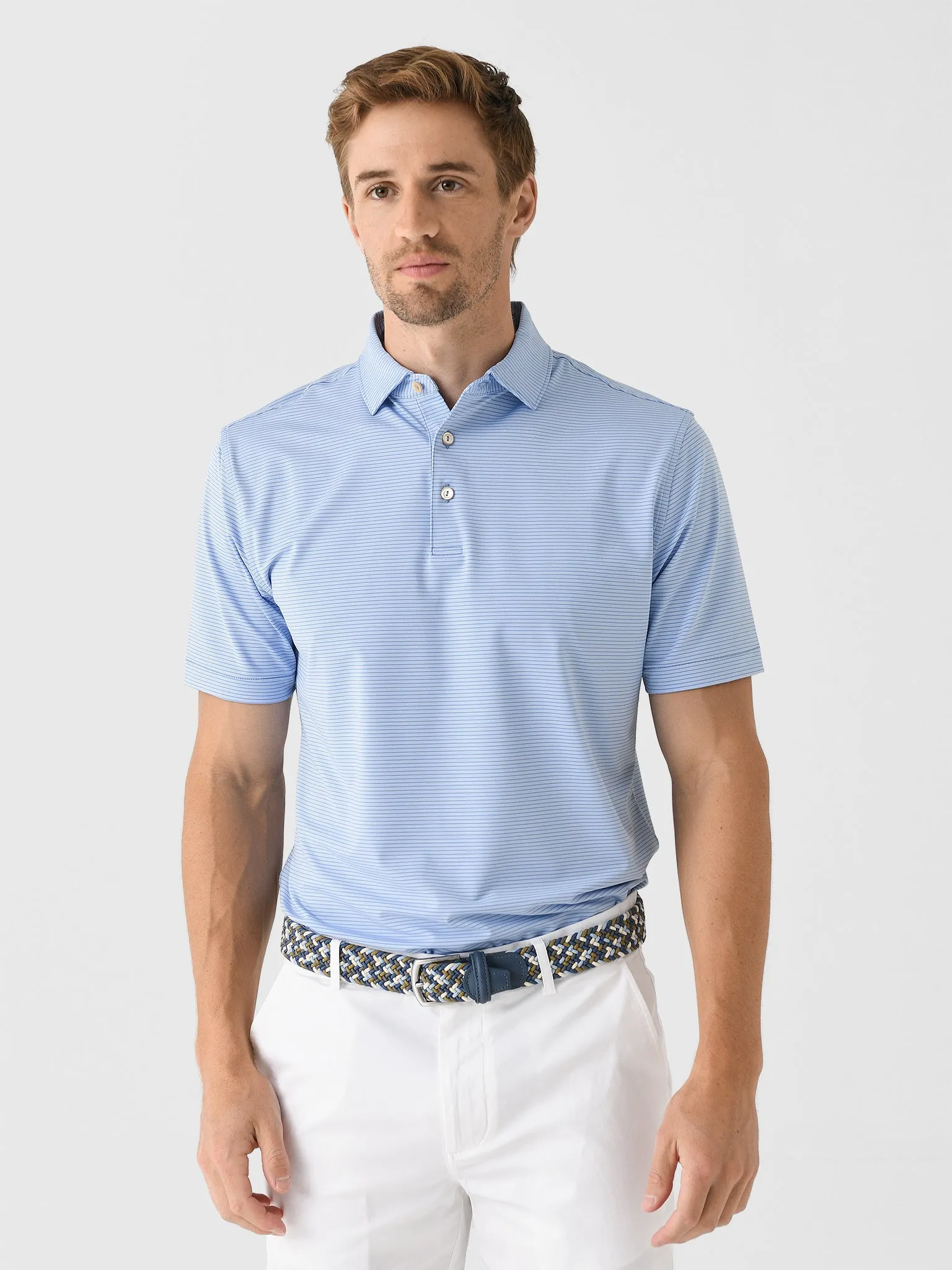 Peter Millar Crown Sport Men's Grove Performance Jersey Polo sold by Saint Bernard