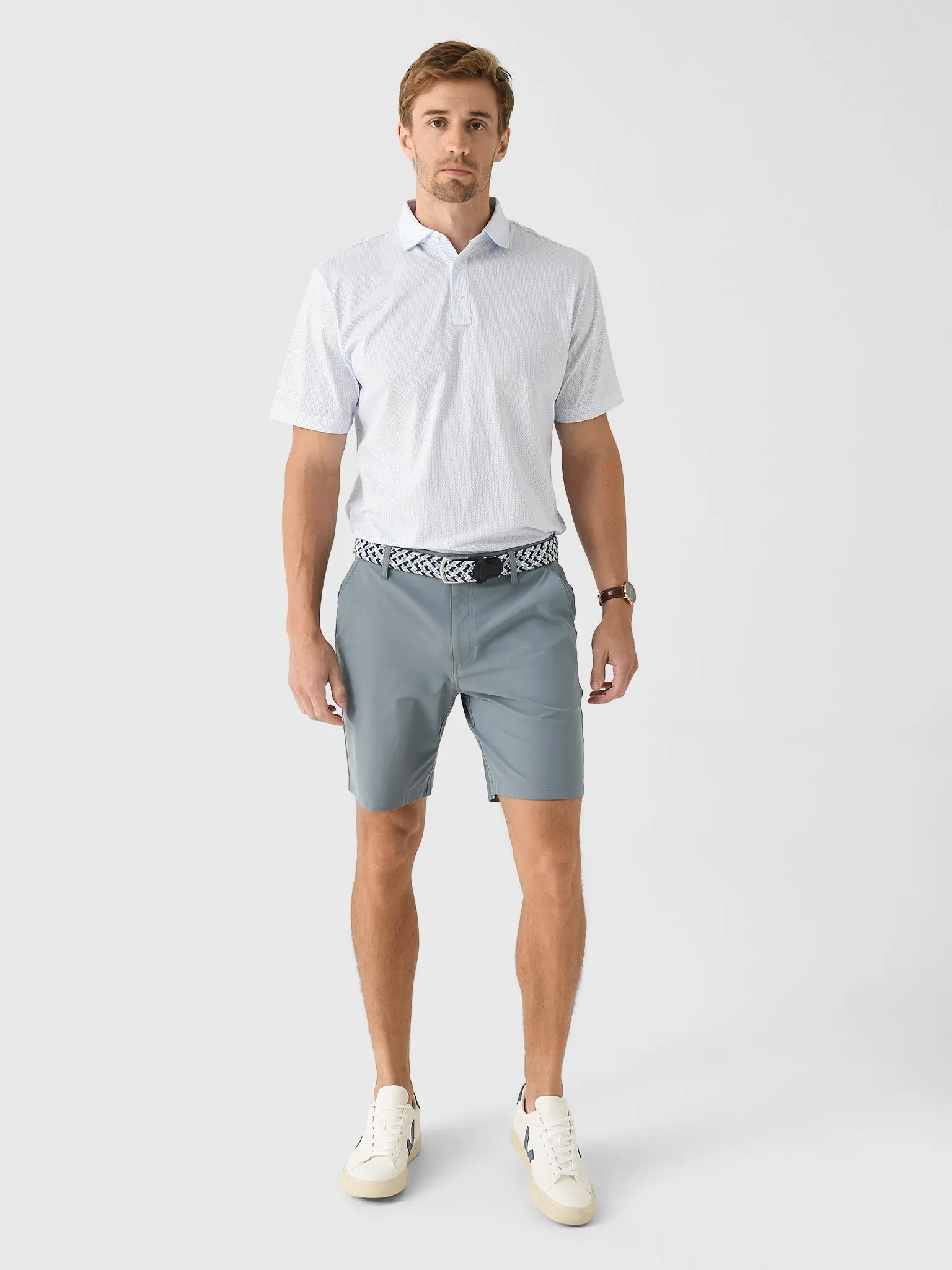 Peter Millar Crown Men's Polka Dot Crown Comfort Polo sold by Saint Bernard product image thumbnail 2