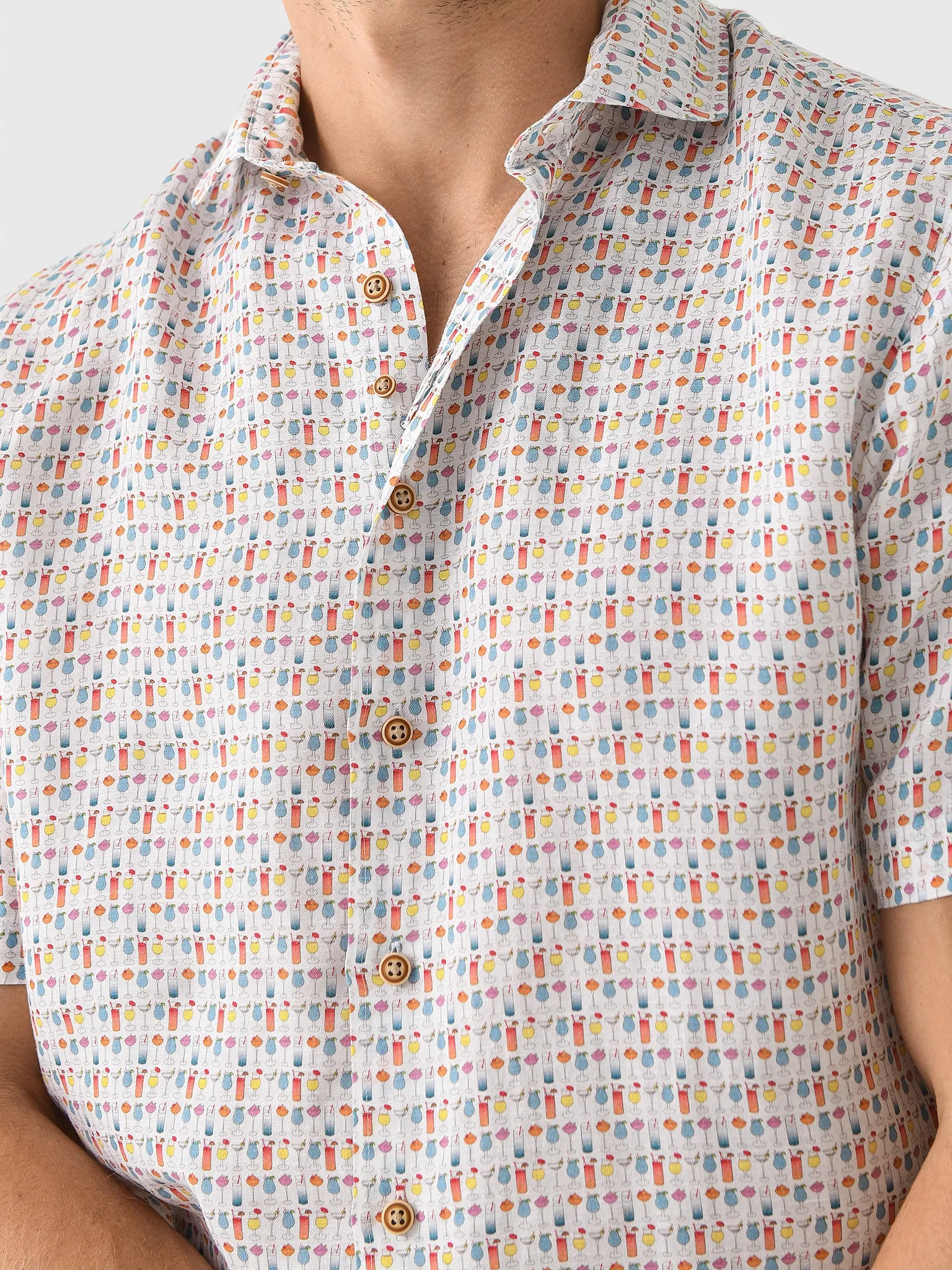 Johnnie-O Men's 5 O'Clock Somewhere Hangin' Out Button-Down Shirt sold by Saint Bernard product image thumbnail 5