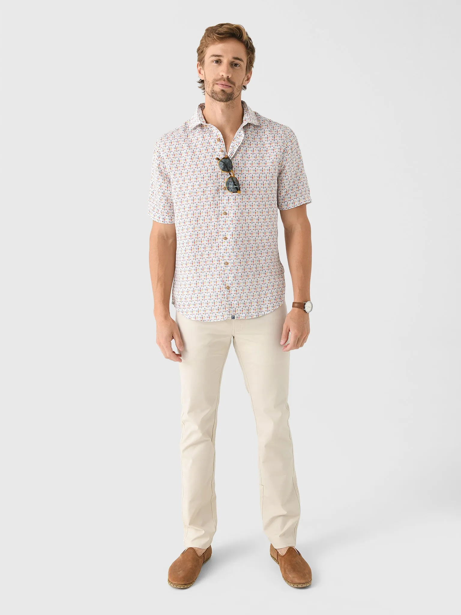 Johnnie-O Men's 5 O'Clock Somewhere Hangin' Out Button-Down Shirt sold by Saint Bernard product image thumbnail 2