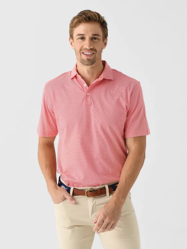 Peter Millar Crown Men's Carpenter Stripe Crown Comfort Polo sold by Saint Bernard