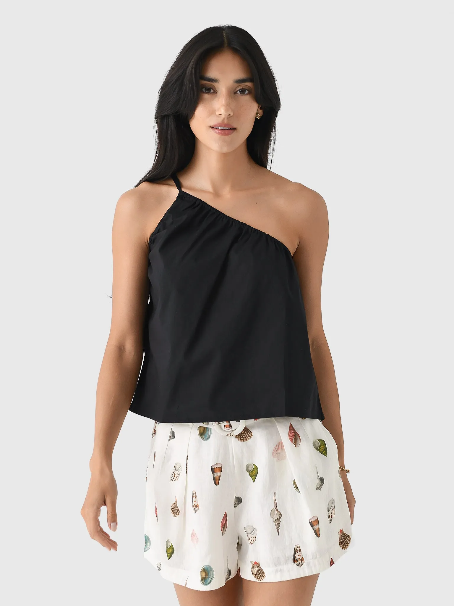 Deiji Studios Women's Ruched Strap Top sold by Saint Bernard