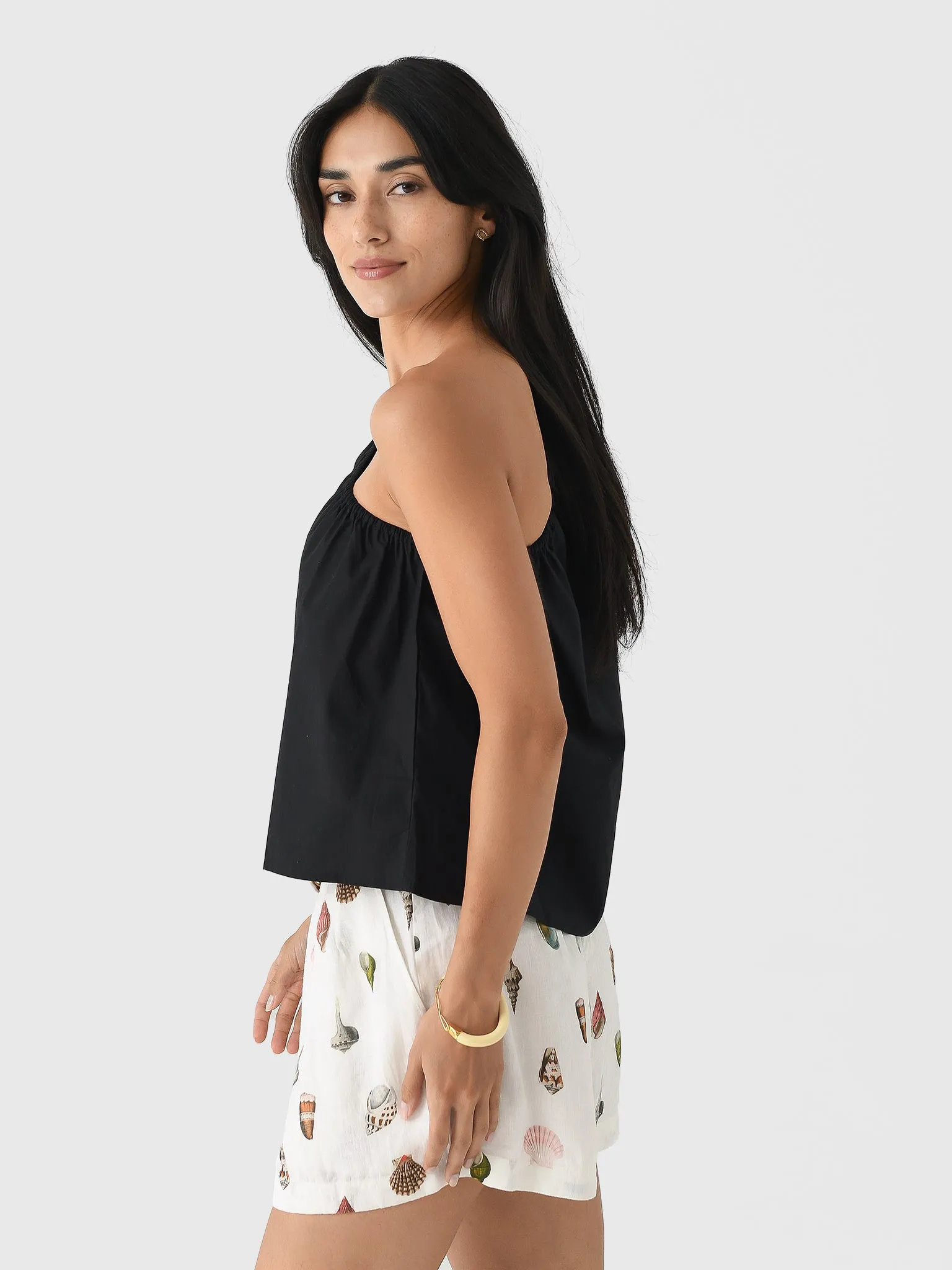 Deiji Studios Women's Ruched Strap Top sold by Saint Bernard product image thumbnail 3