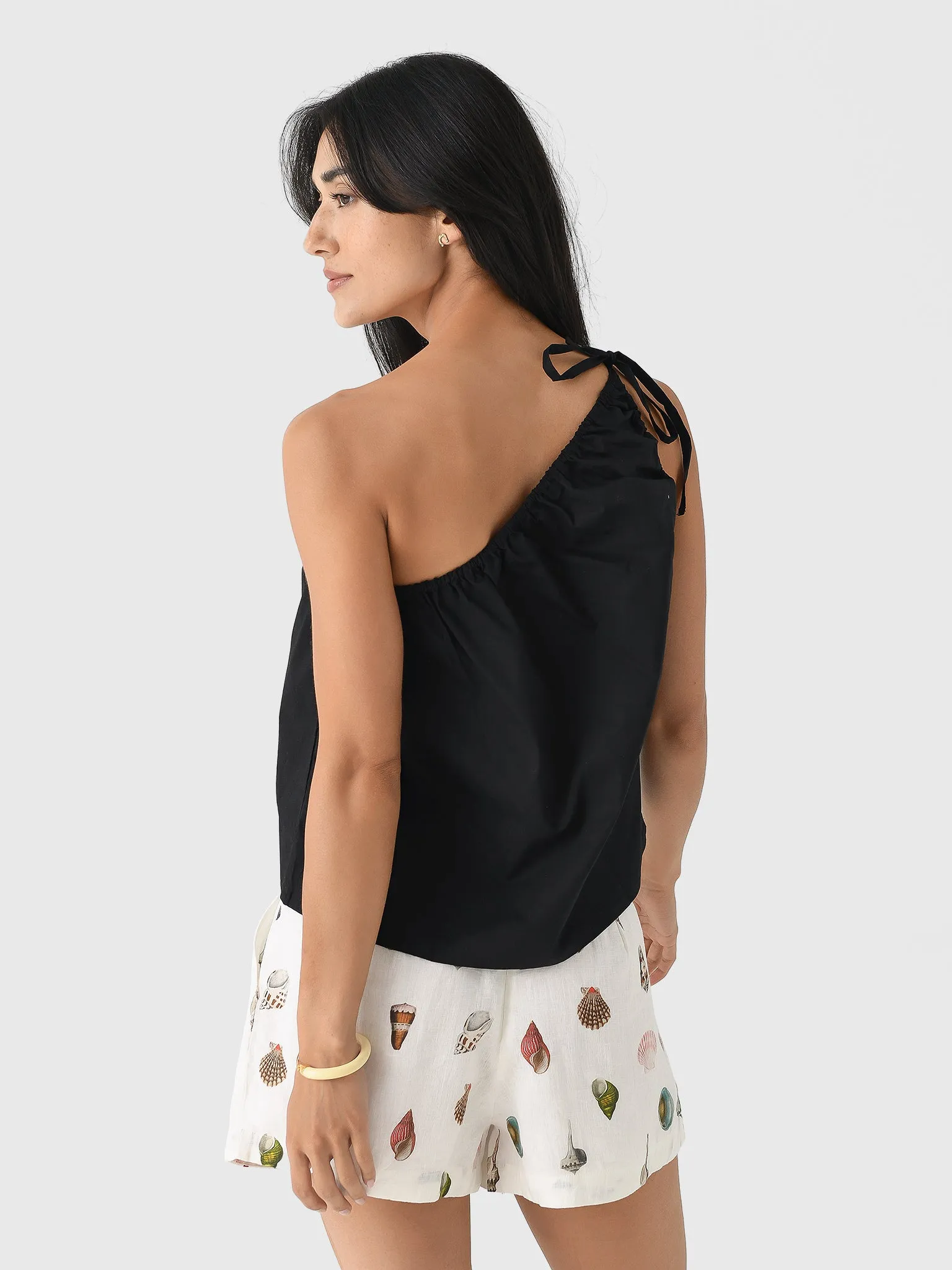 Deiji Studios Women's Ruched Strap Top sold by Saint Bernard product image thumbnail 4