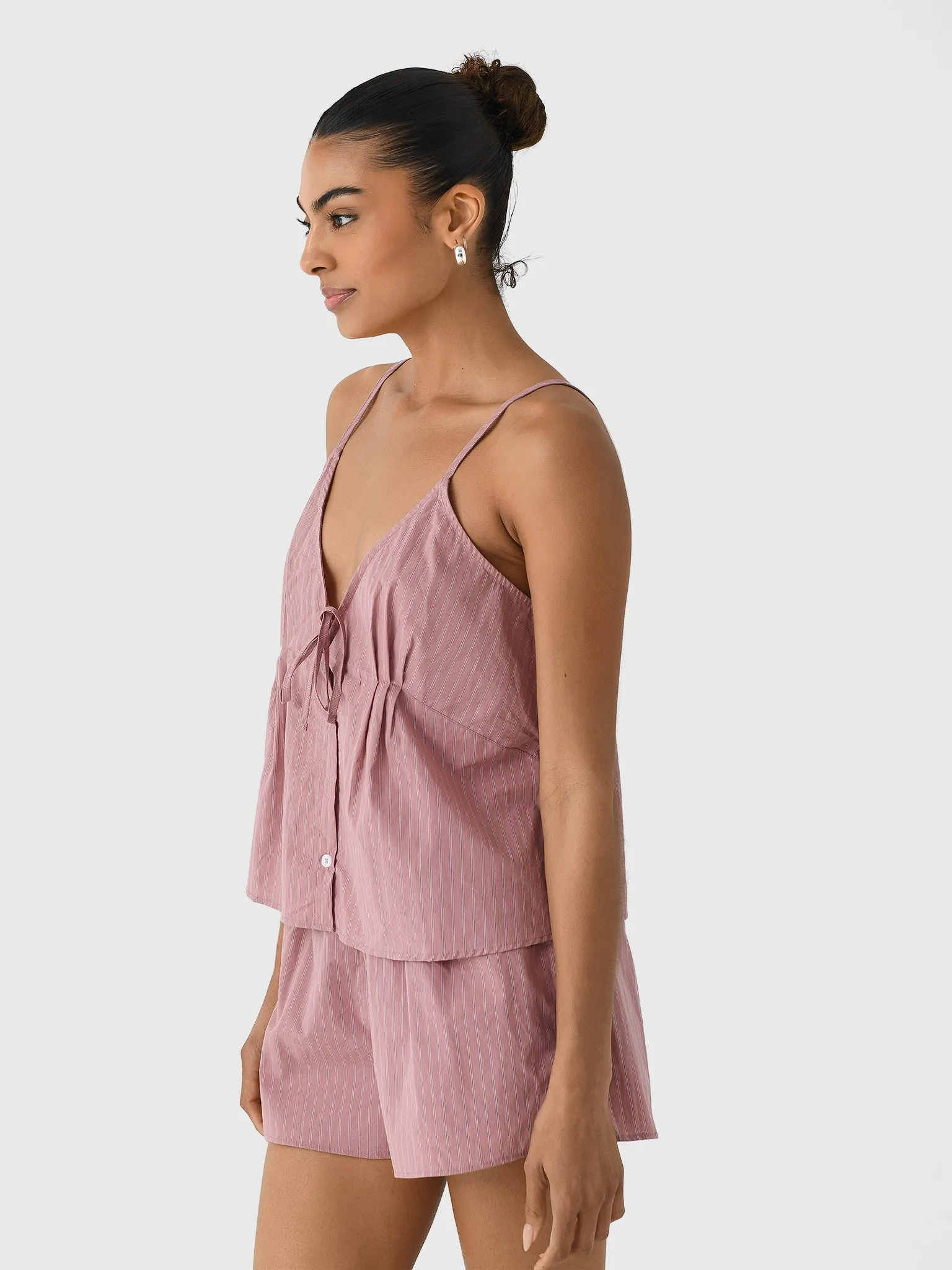 Deiji Studios Women's Placket Short Set sold by Saint Bernard product image thumbnail 3