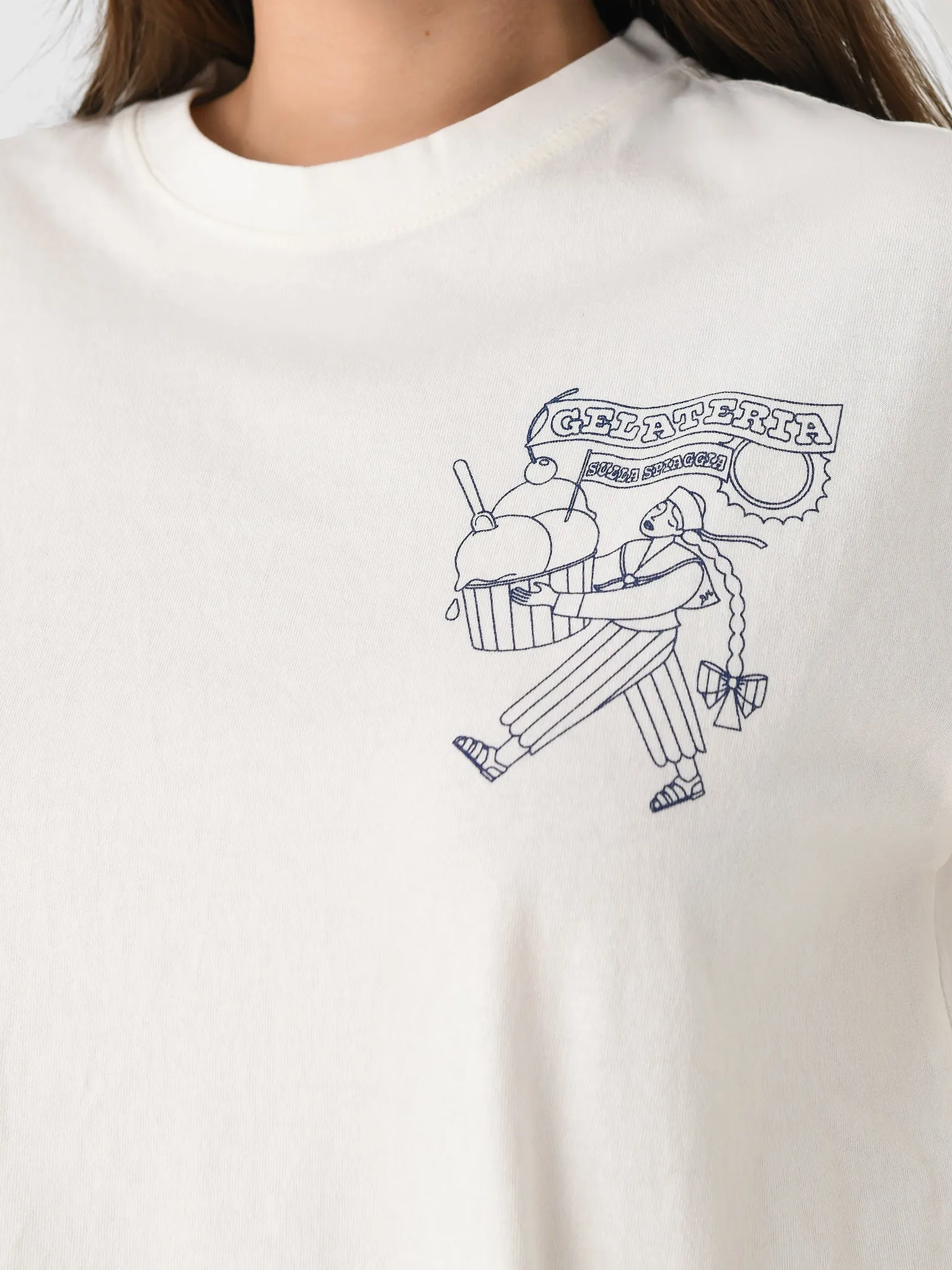 Damson Madder Women's Gelati Girl Boyfriend Tee sold by Saint Bernard product image thumbnail 5