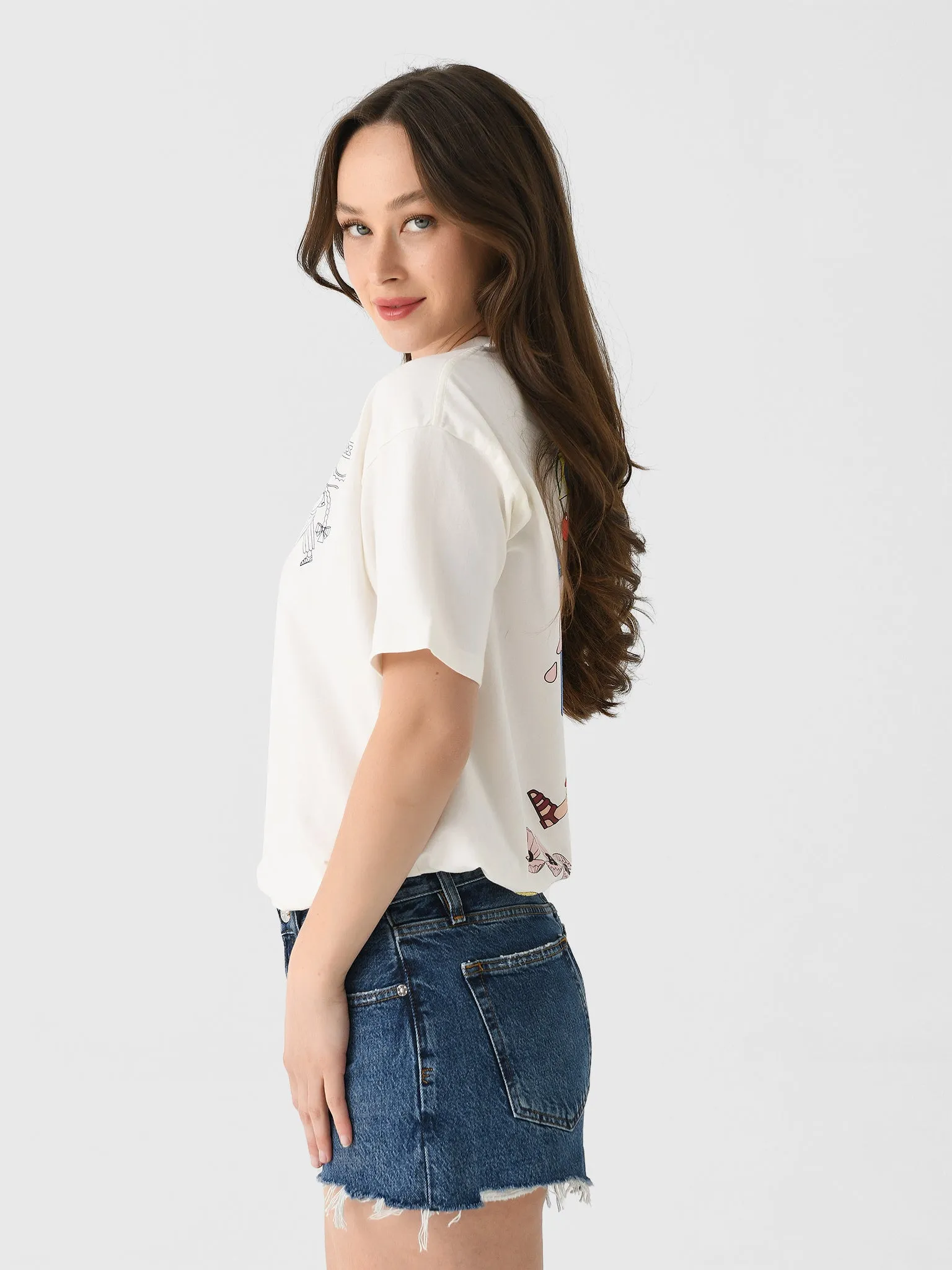 Damson Madder Women's Gelati Girl Boyfriend Tee sold by Saint Bernard product image thumbnail 3