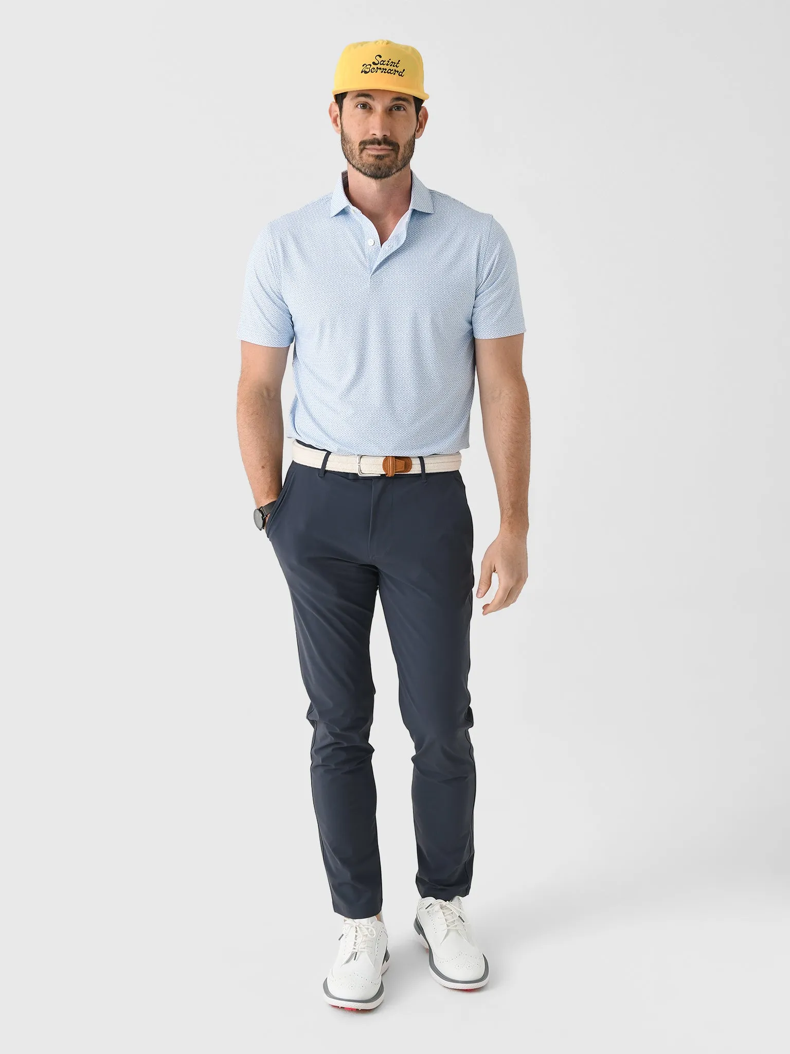 Peter Millar Crown Crafted Men's Palermo Performance Jersey Polo sold by Saint Bernard product image thumbnail 2