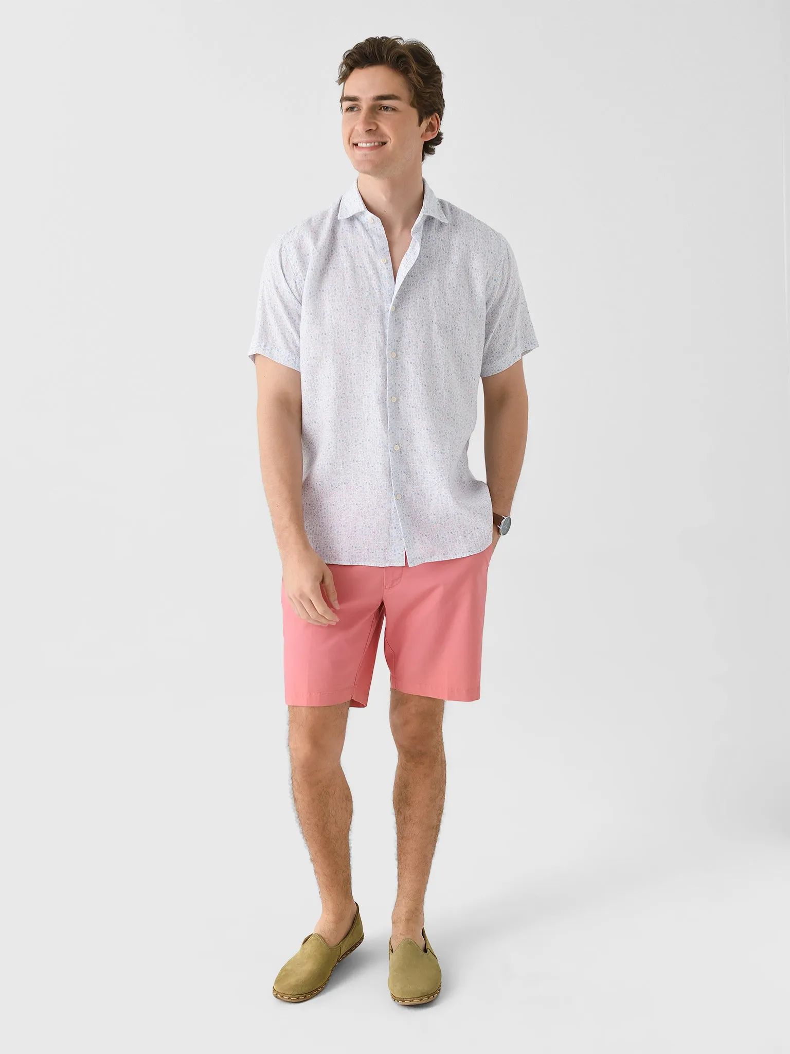 Peter Millar Crown Men's Soiree Linen Sport Shirt sold by Saint Bernard product image thumbnail 2
