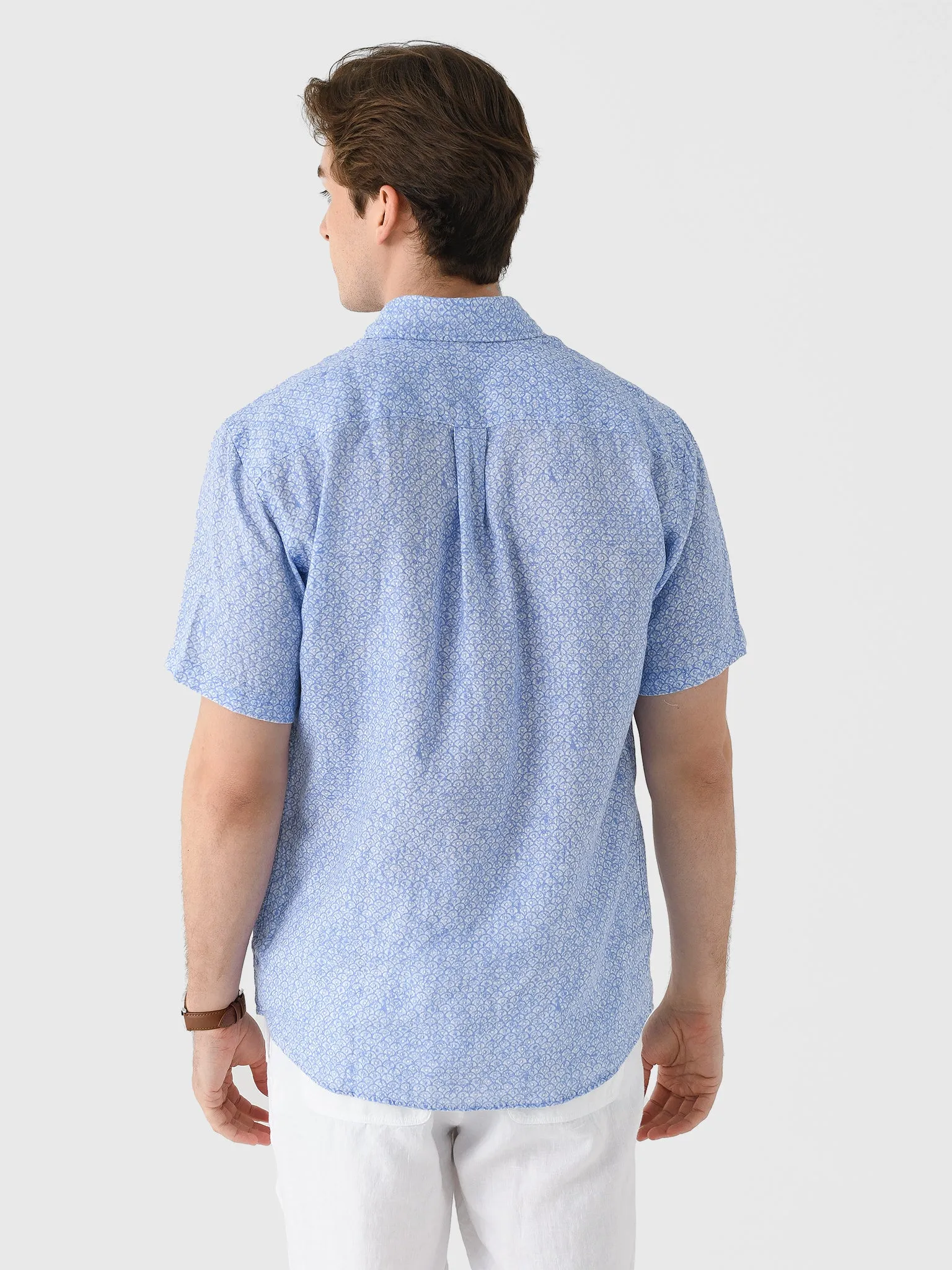 Peter Millar Crown Men's Champlain Linen Sport Shirt sold by Saint Bernard product image thumbnail 4