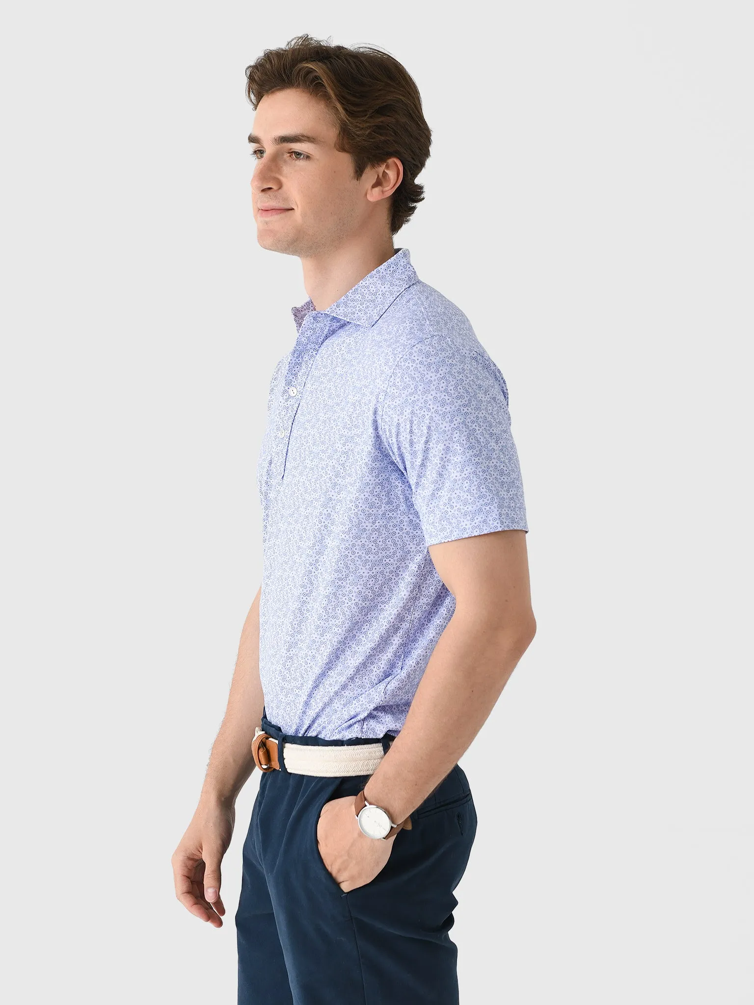 Peter Millar Crown Crafted Men's Avenue Performance Jersey Polo sold by Saint Bernard product image thumbnail 2