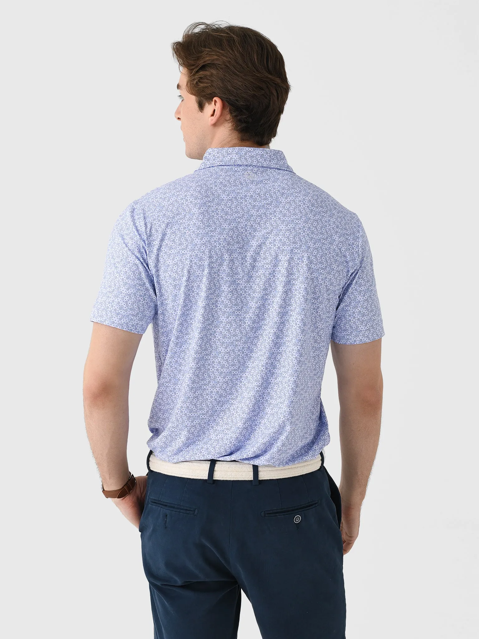 Peter Millar Crown Crafted Men's Avenue Performance Jersey Polo sold by Saint Bernard product image thumbnail 3