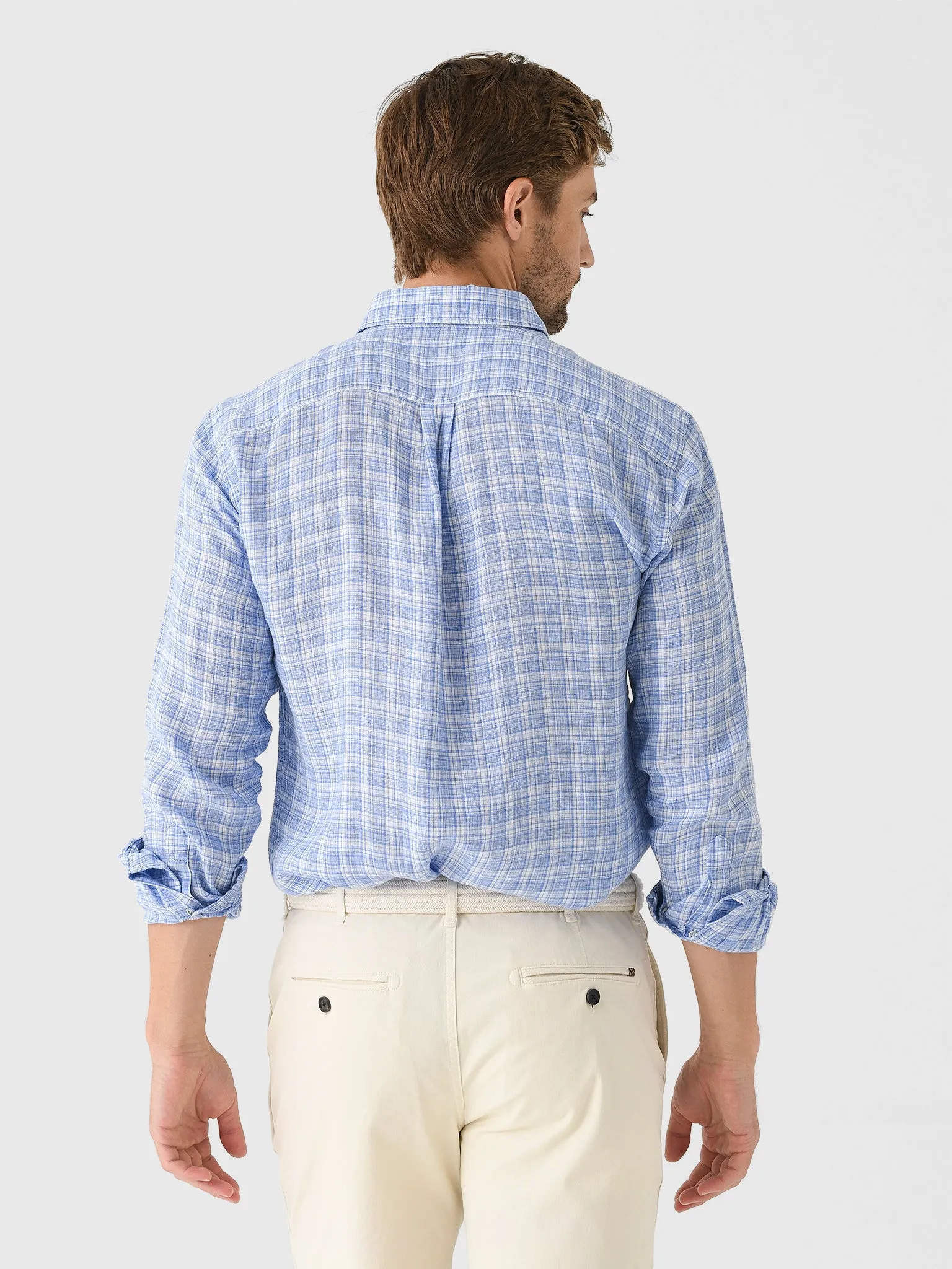 Peter Millar Crown Men's Chilwa Linen Sport Shirt sold by Saint Bernard product image thumbnail 4