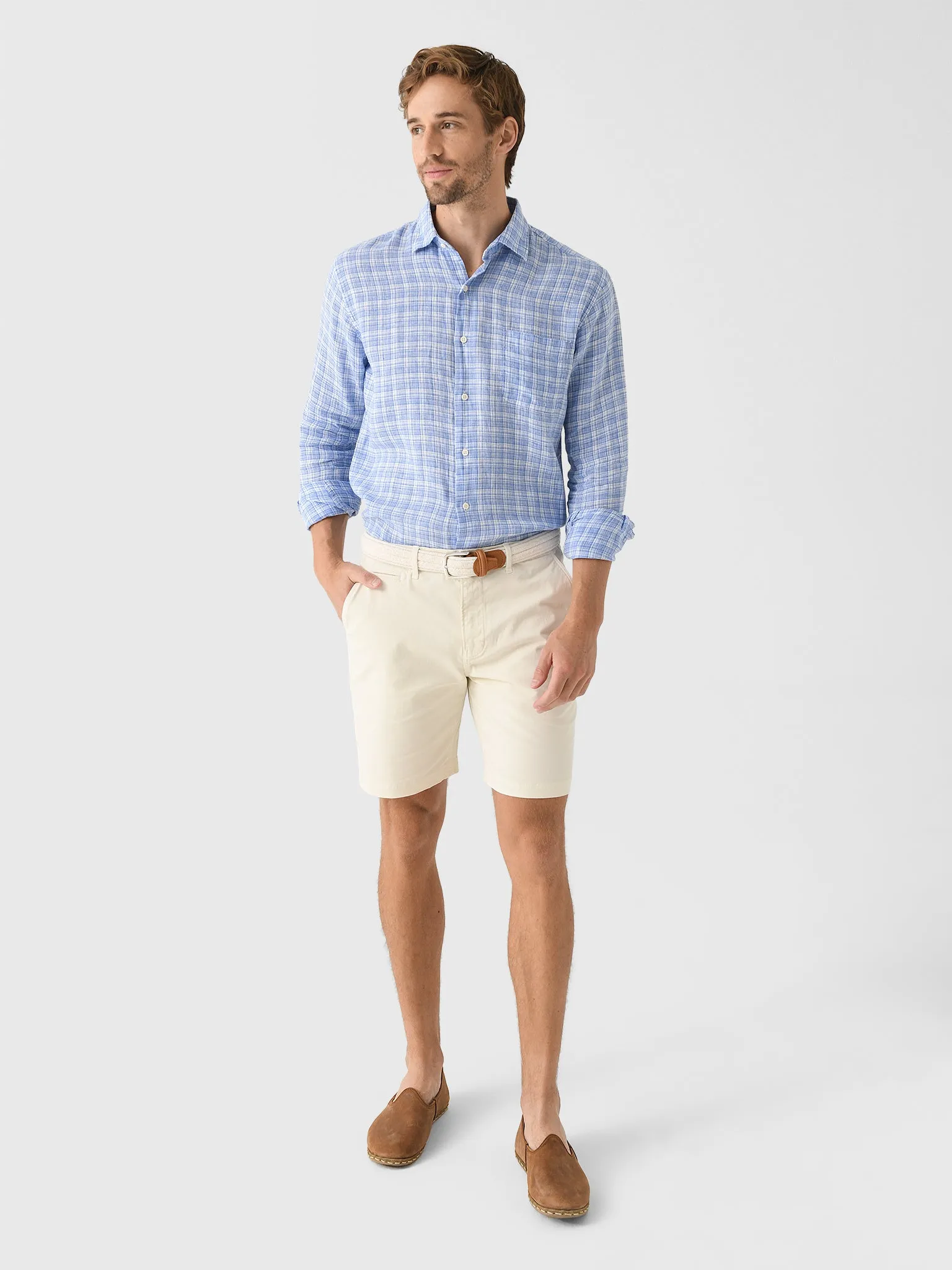 Peter Millar Crown Men's Chilwa Linen Sport Shirt sold by Saint Bernard product image thumbnail 2