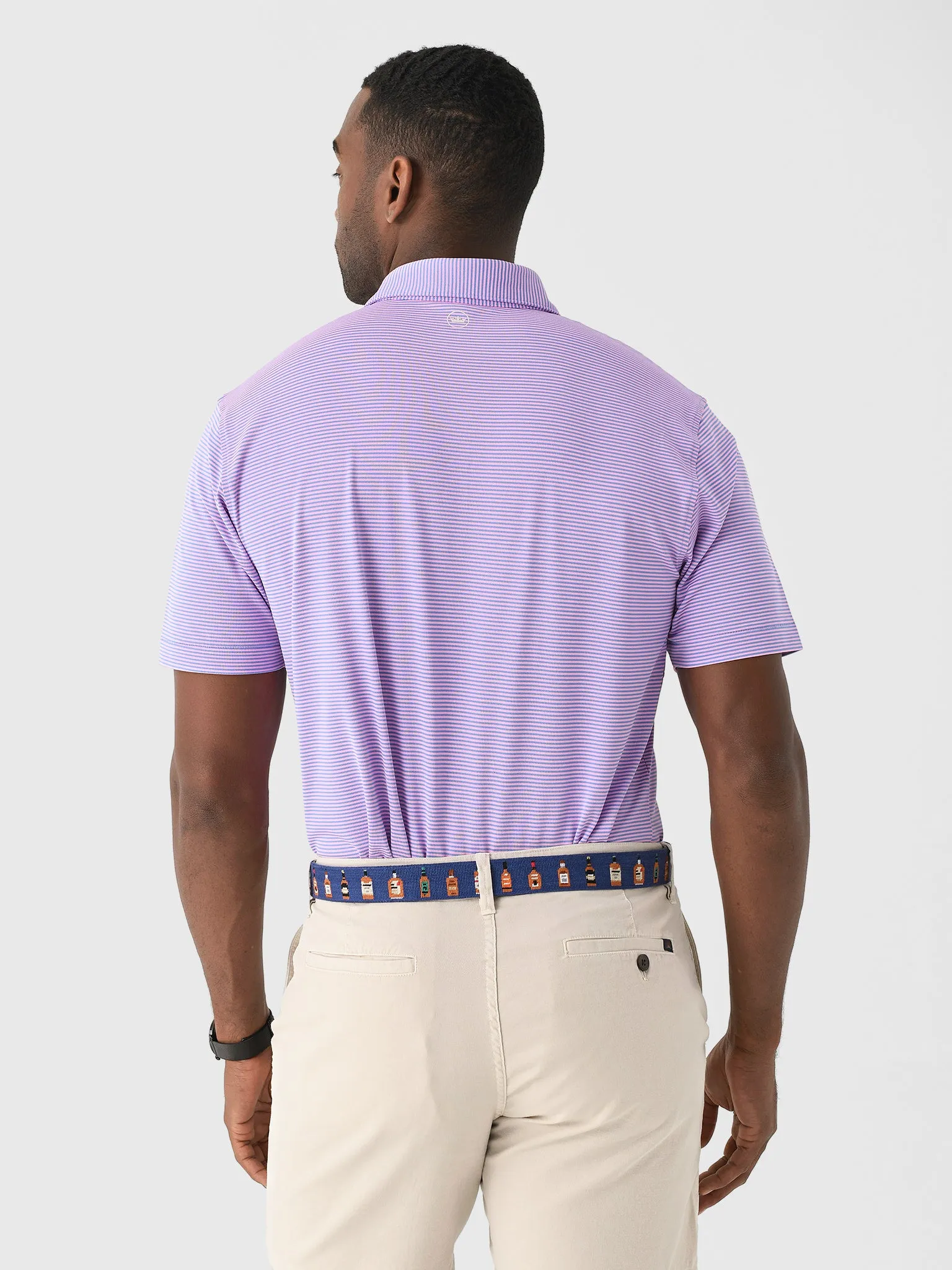 Peter Millar Crown Sport Men's Candor Performance Mesh Polo sold by Saint Bernard product image thumbnail 4