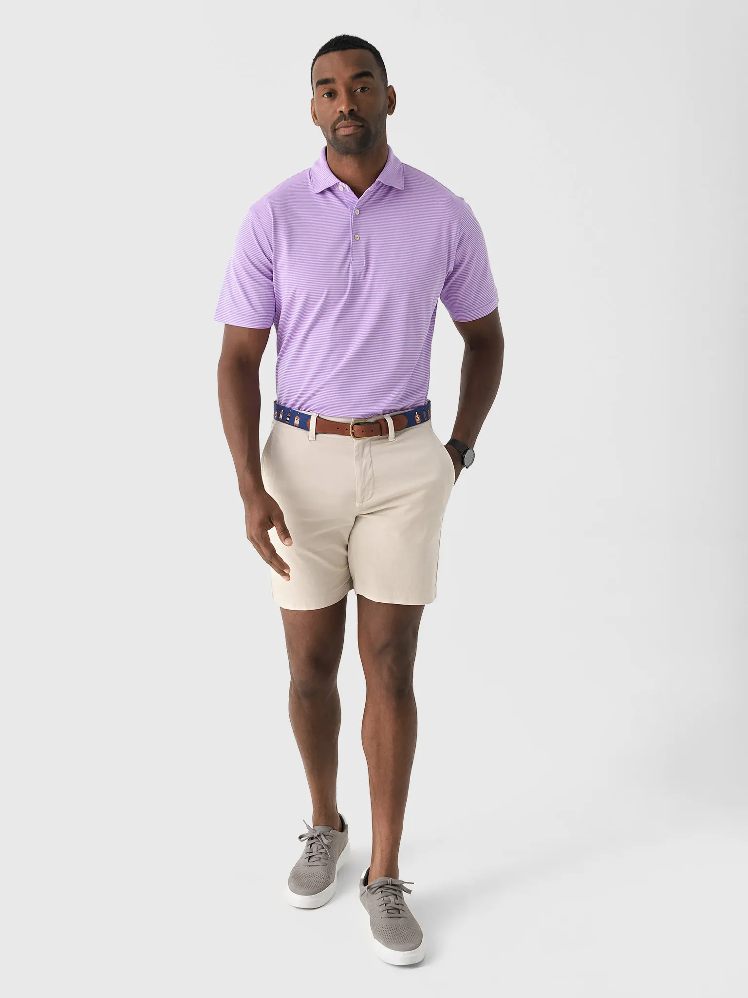 Peter Millar Crown Sport Men's Candor Performance Mesh Polo sold by Saint Bernard product image thumbnail 2