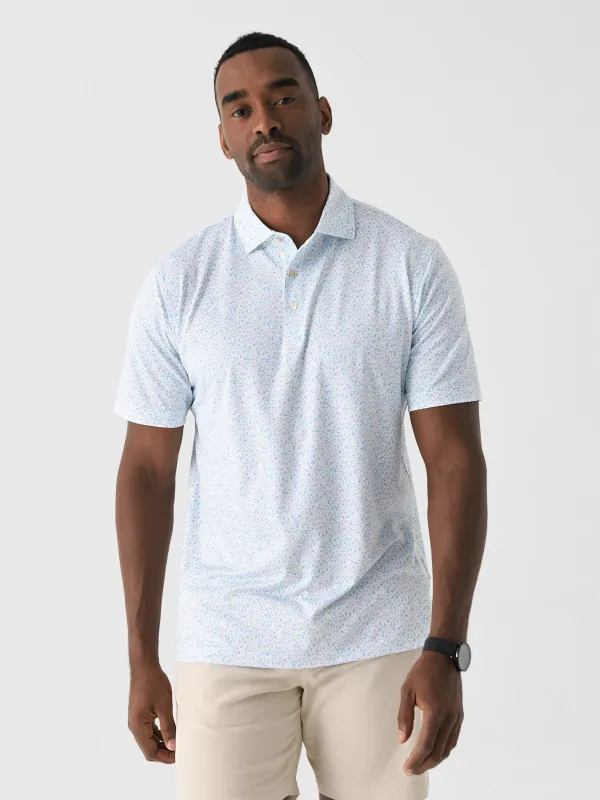 Peter Millar Crown Sport Men's Island Jammin' Performance Jersey Polo made by Peter Millar