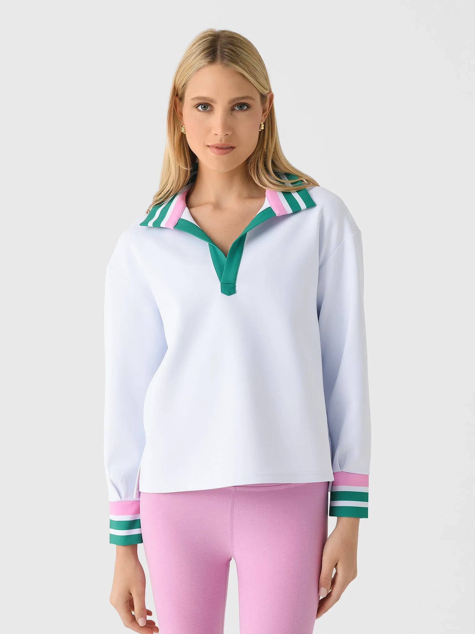 Addison Bay Women's Easy Rugby Sweatshirt sold by Saint Bernard
