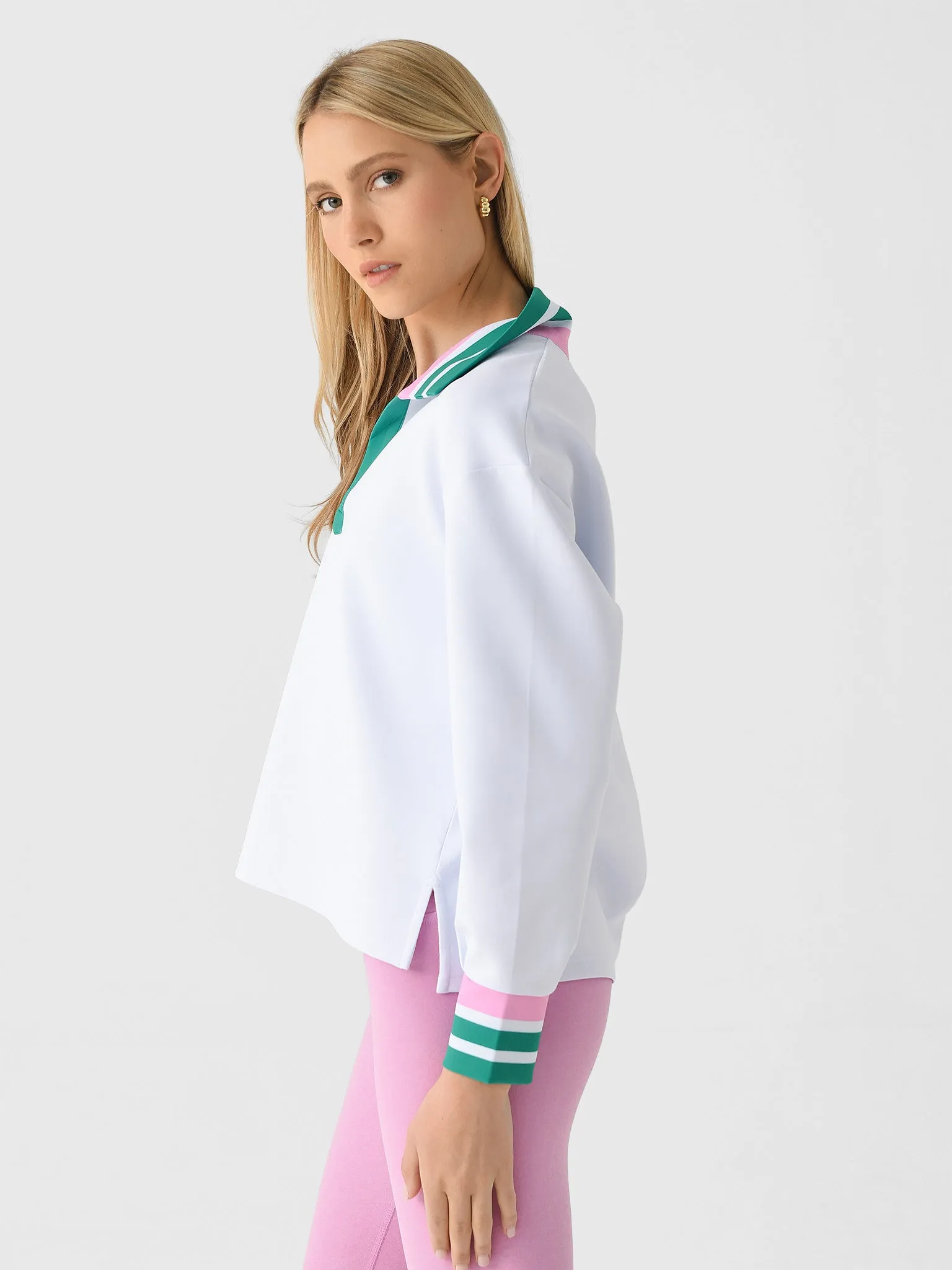 Addison Bay Women's Easy Rugby Sweatshirt sold by Saint Bernard product image thumbnail 3