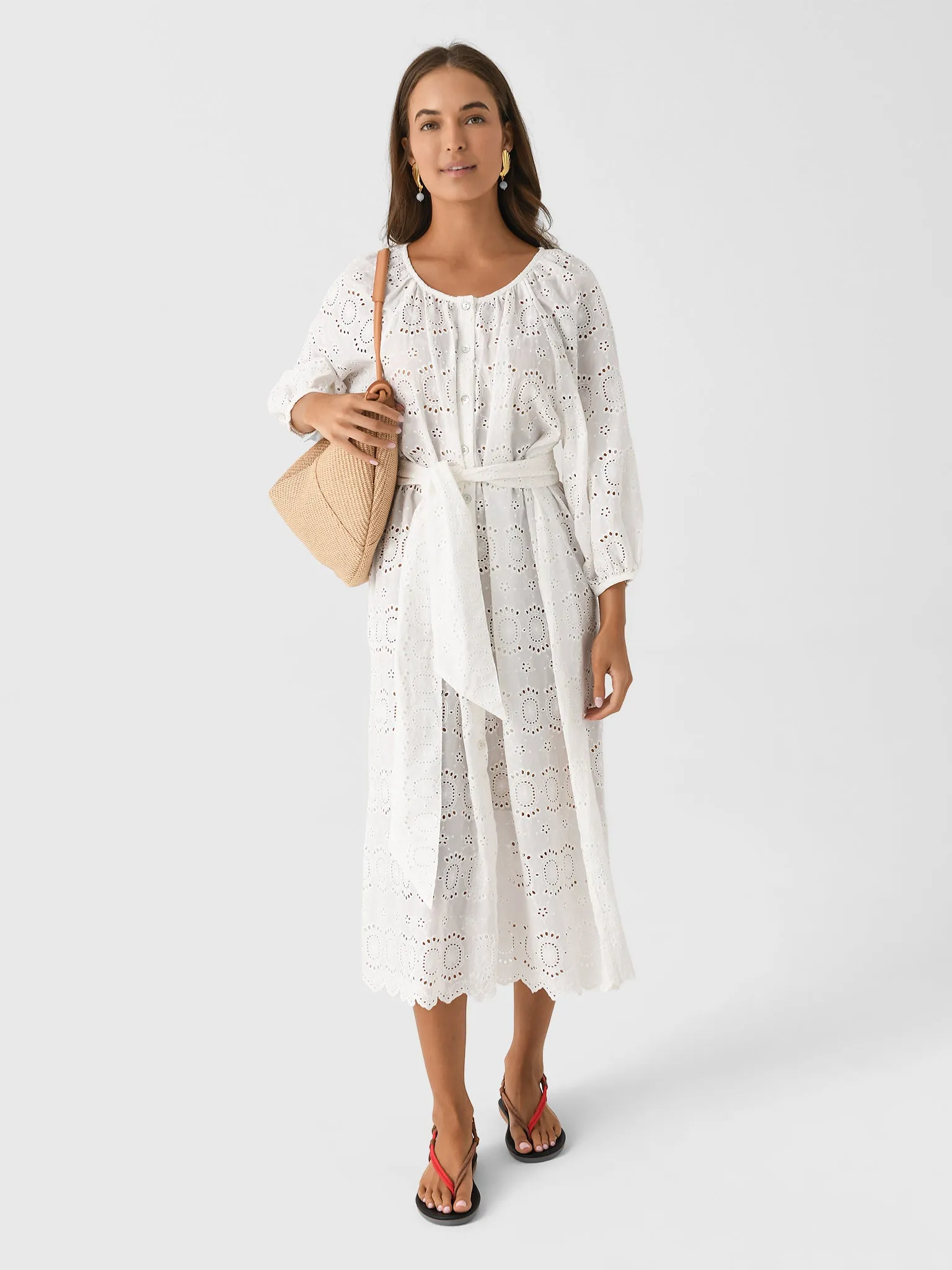 Natalie Martin Women's Alex Sash Midi Dress sold by Saint Bernard