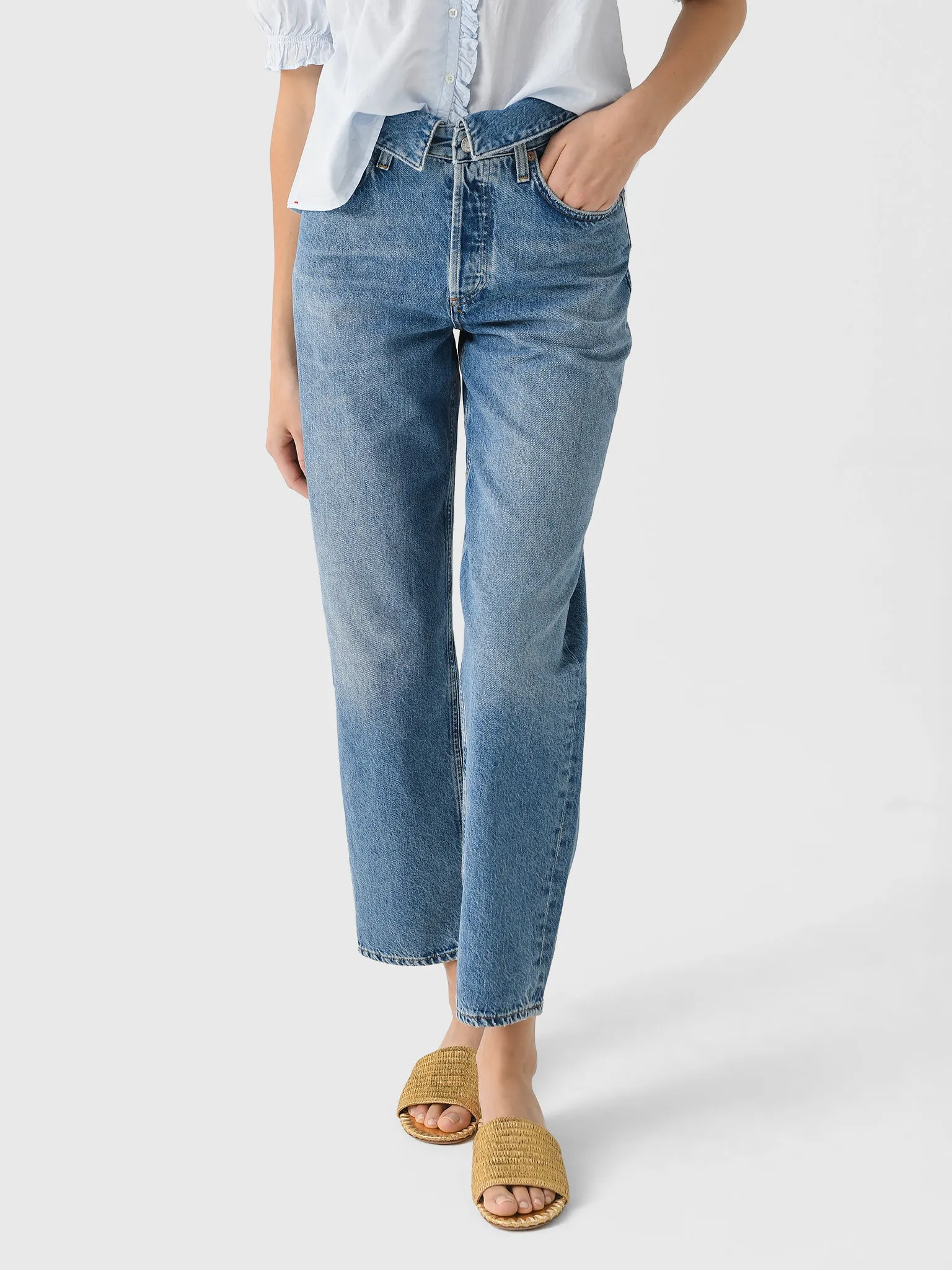 Agolde Women's Echo Taper Jean sold by Saint Bernard