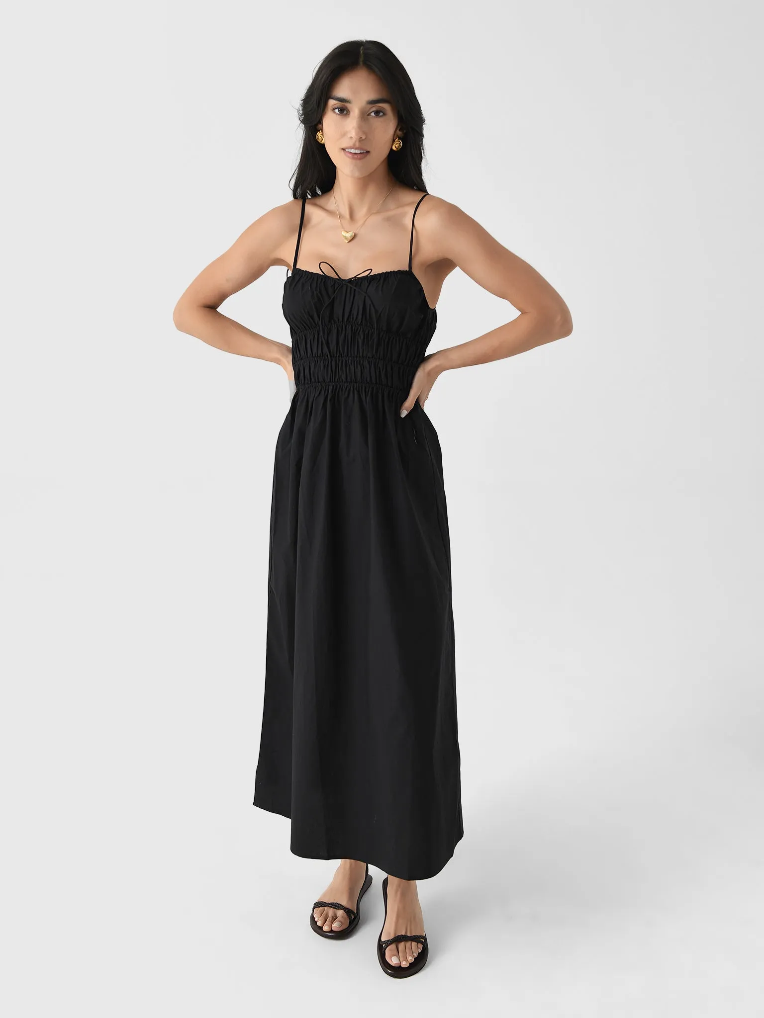 Faithfull The Brand Women's Marianne Midi Dress sold by Saint Bernard