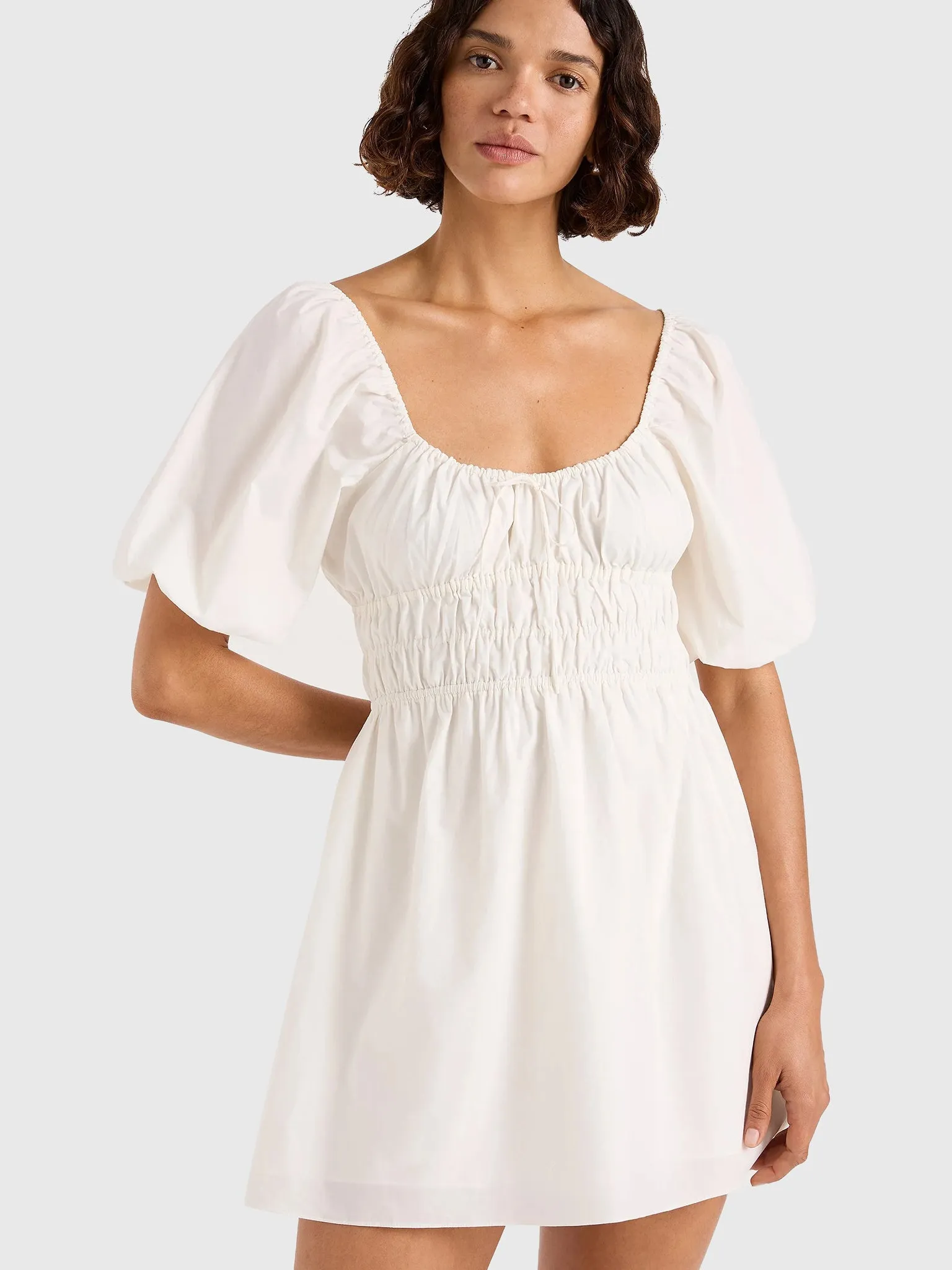 Faithfull The Brand Women's Sophia Mini Dress sold by Saint Bernard