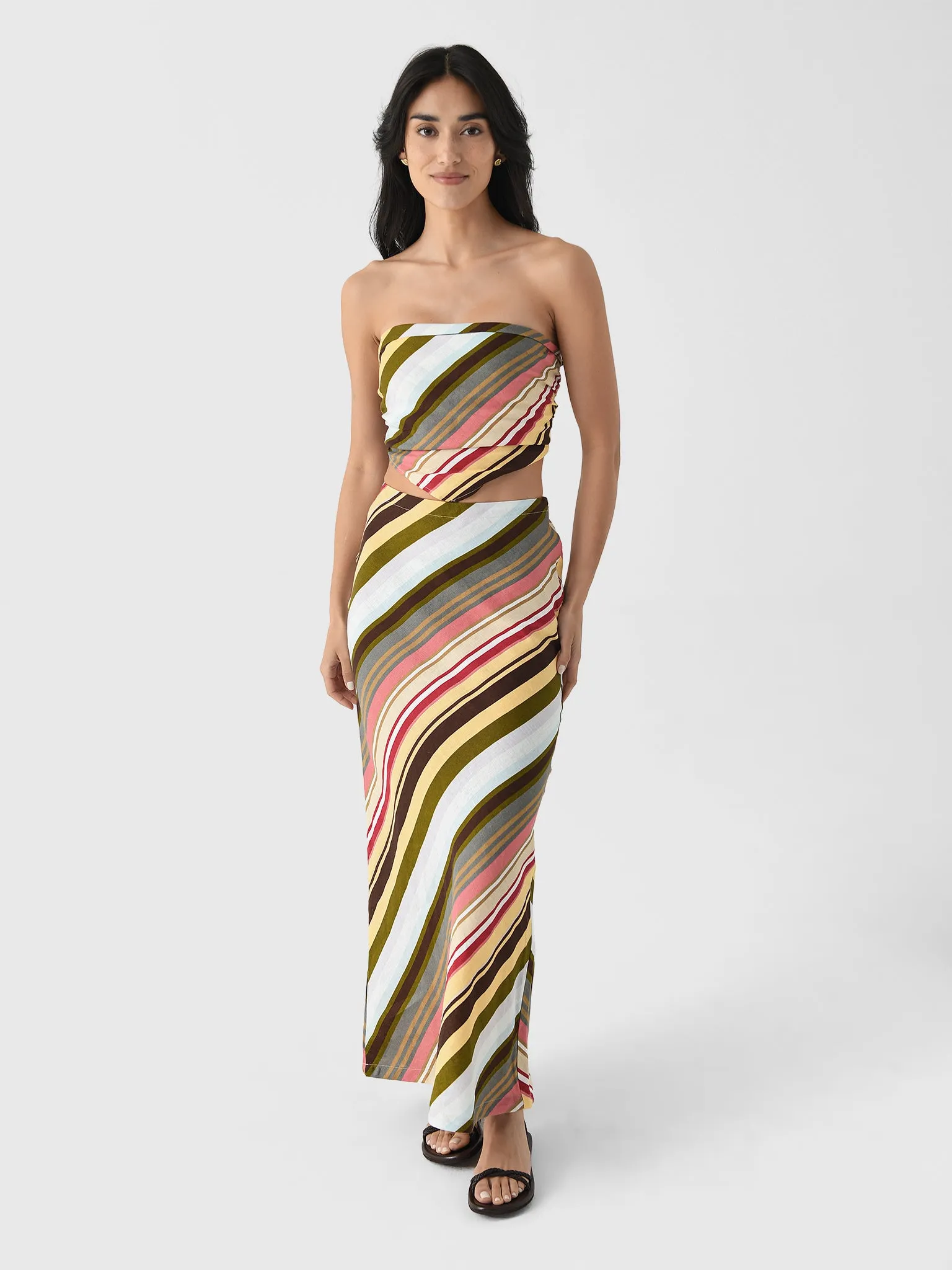 Faithfull The Brand Women's Antibes Strapless Top sold by Saint Bernard product image thumbnail 2