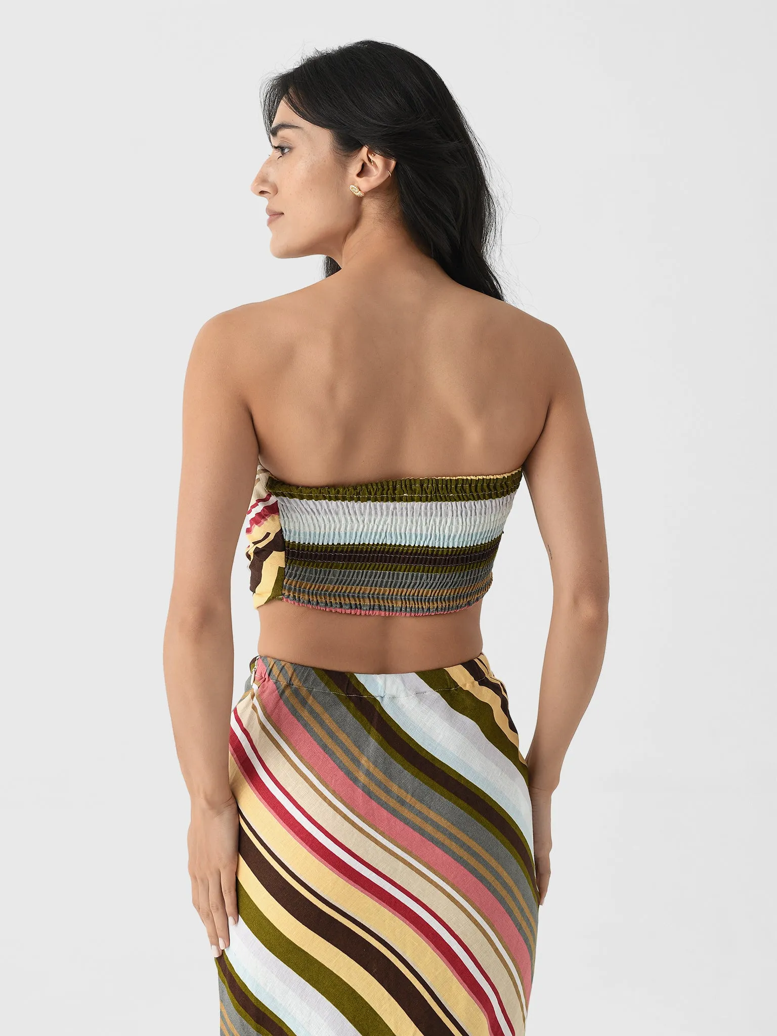 Faithfull The Brand Women's Antibes Strapless Top sold by Saint Bernard product image thumbnail 4