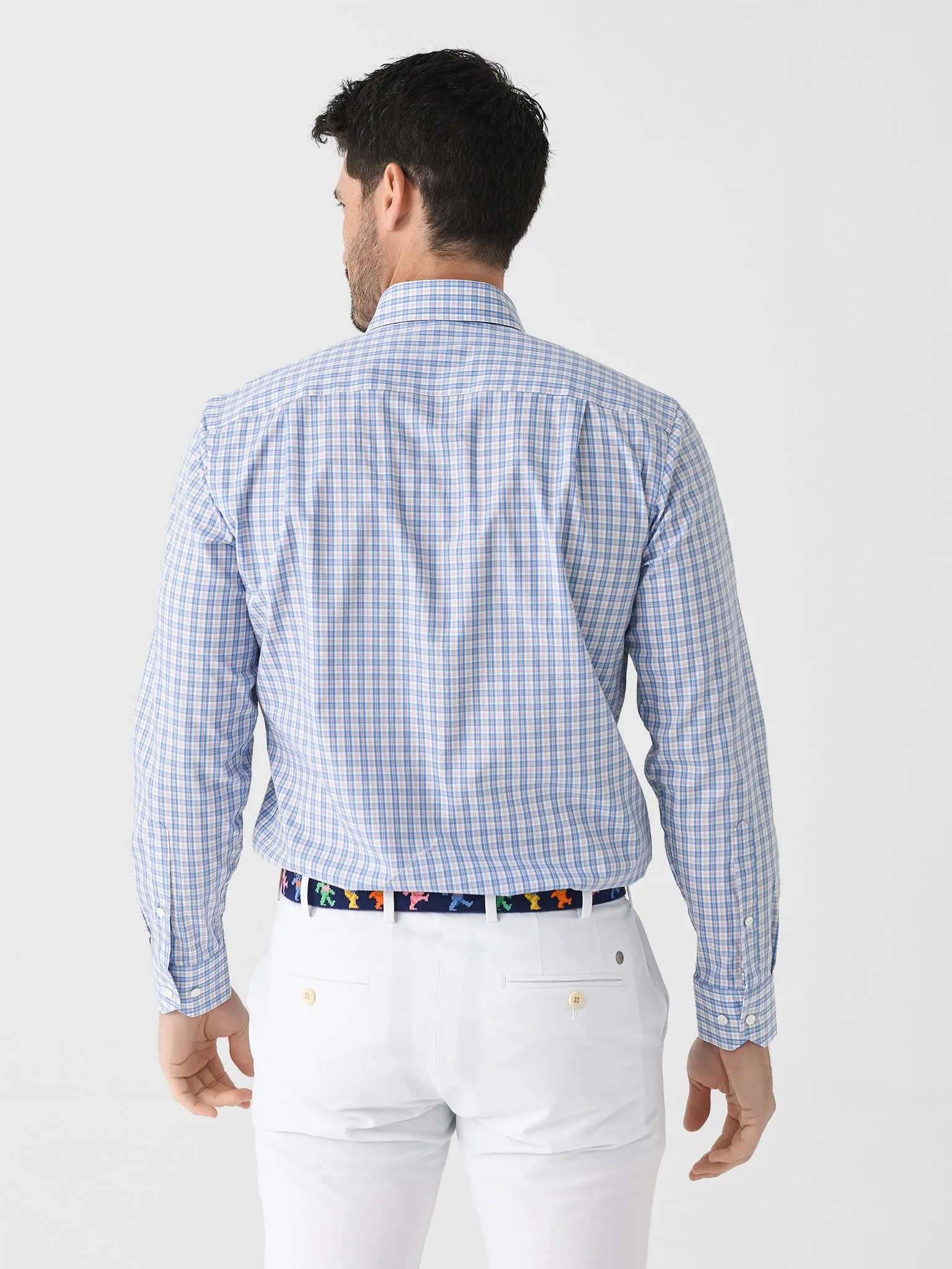 Peter Millar Crown Crafted Men's Portofino Cotton Sport Shirt sold by Saint Bernard product image thumbnail 4