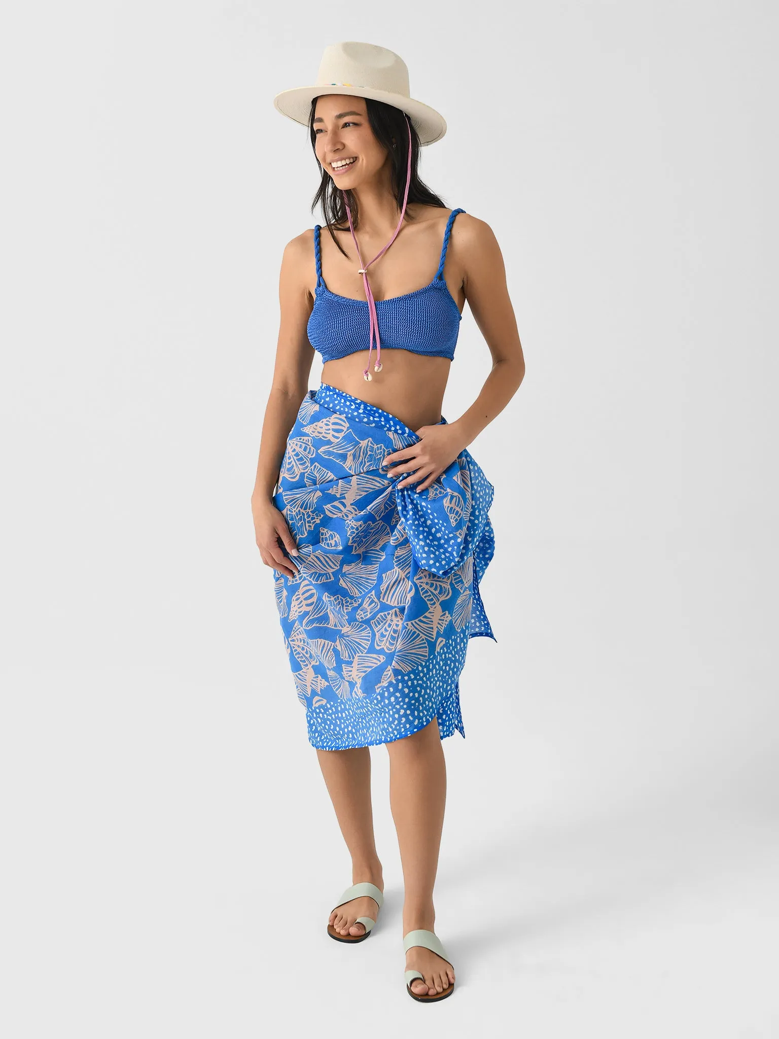 Sunshine Tienda Women's Mermaid Dot Sarong sold by Saint Bernard product image thumbnail 2