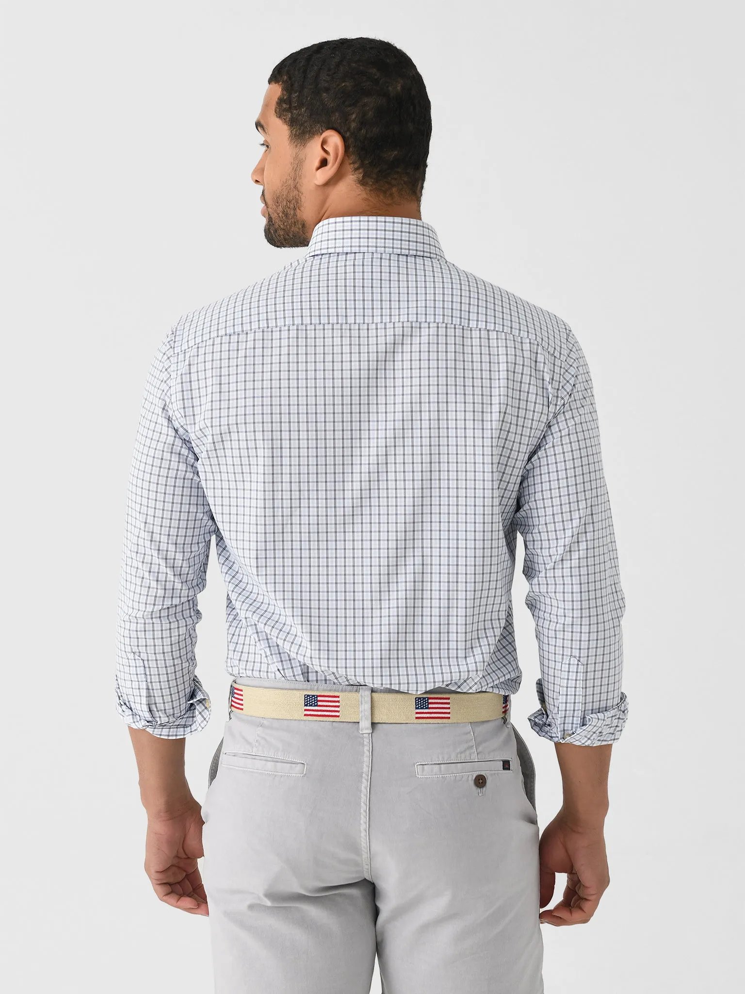 Peter Millar Crown Men's Hamilton Performance Twill Sport Shirt sold by Saint Bernard product image thumbnail 4