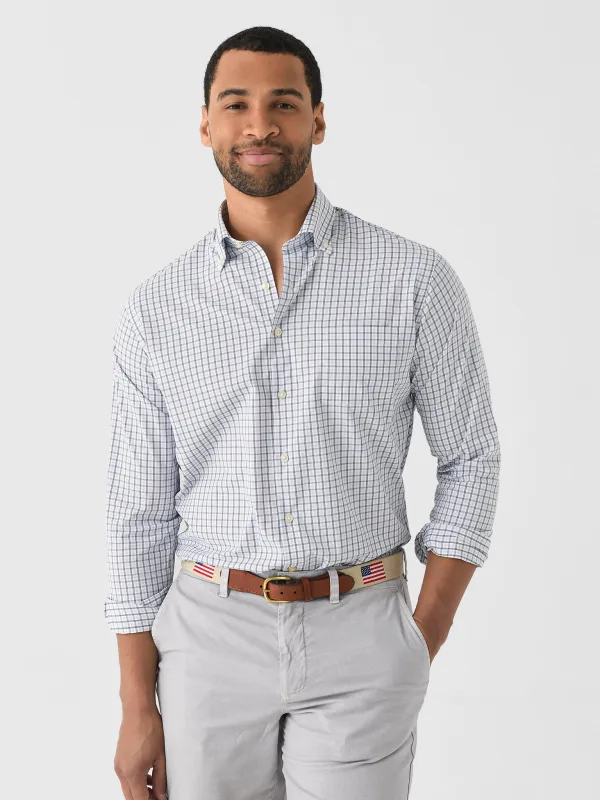 Peter Millar Crown Men's Hamilton Performance Twill Sport Shirt sold by Saint Bernard