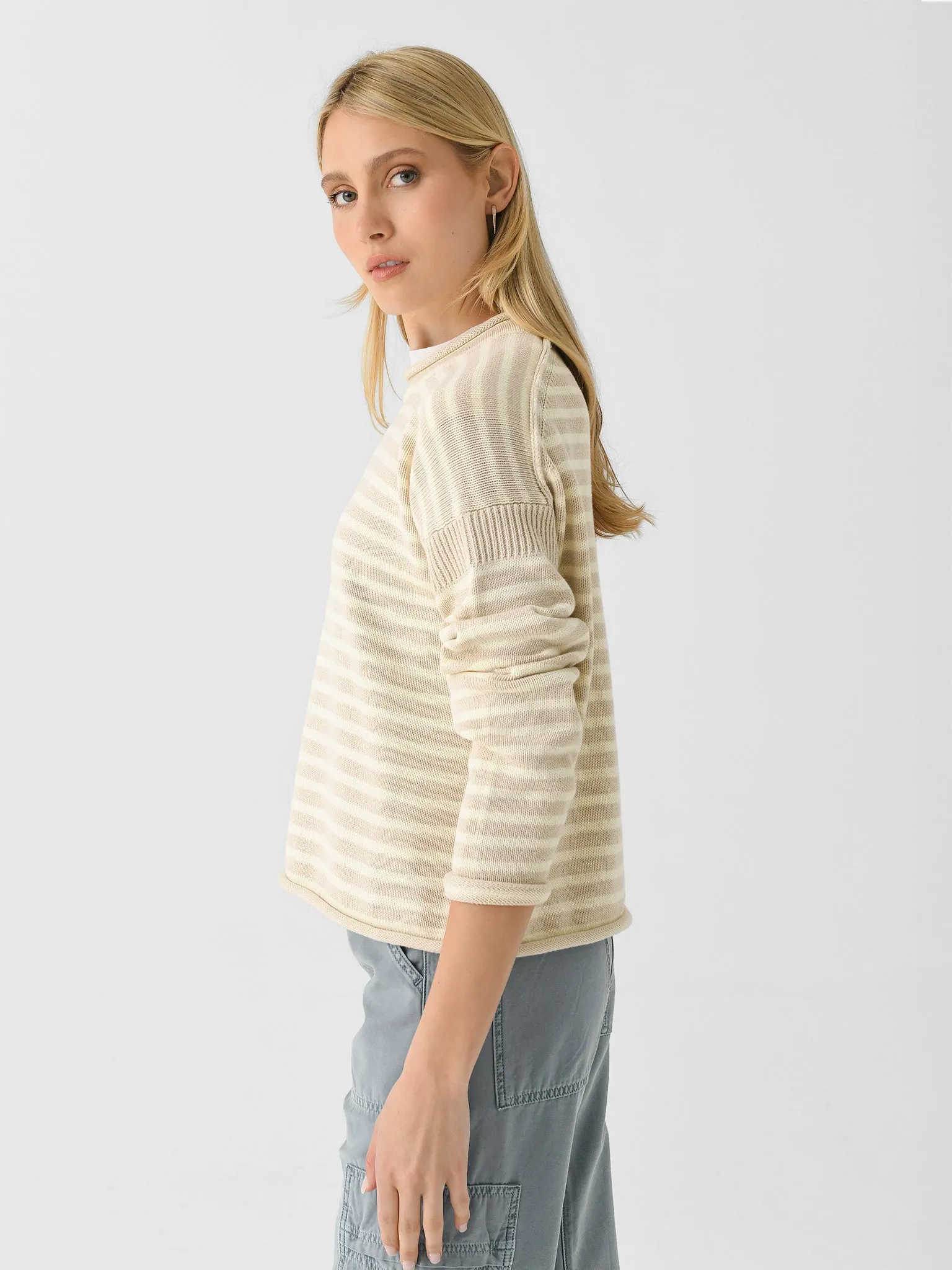 Alex Mill Women's Mariner Striped Rollneck Sweater sold by Saint Bernard product image thumbnail 3