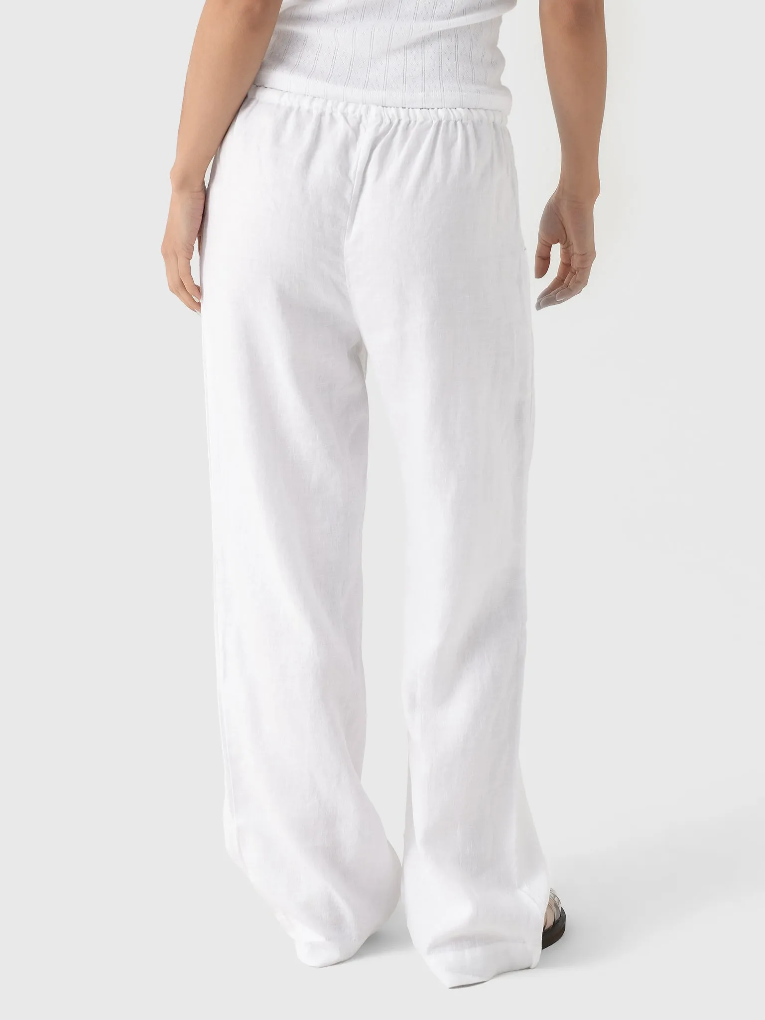 DONNI. Women's The Linen Drawstring Pant sold by Saint Bernard product image thumbnail 4