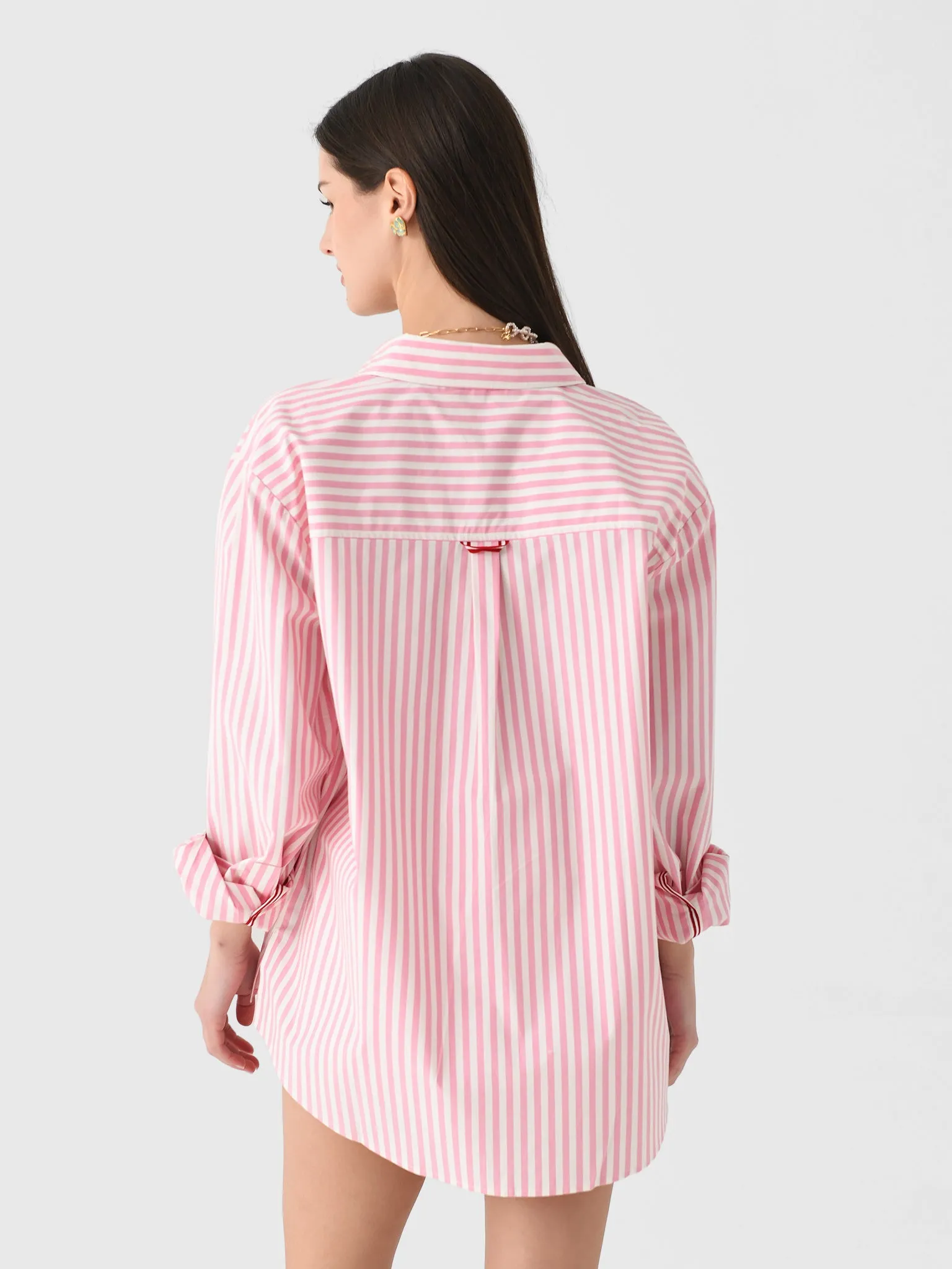 Solid + Striped Women's Avril Button-Down Shirt sold by Saint Bernard product image thumbnail 4