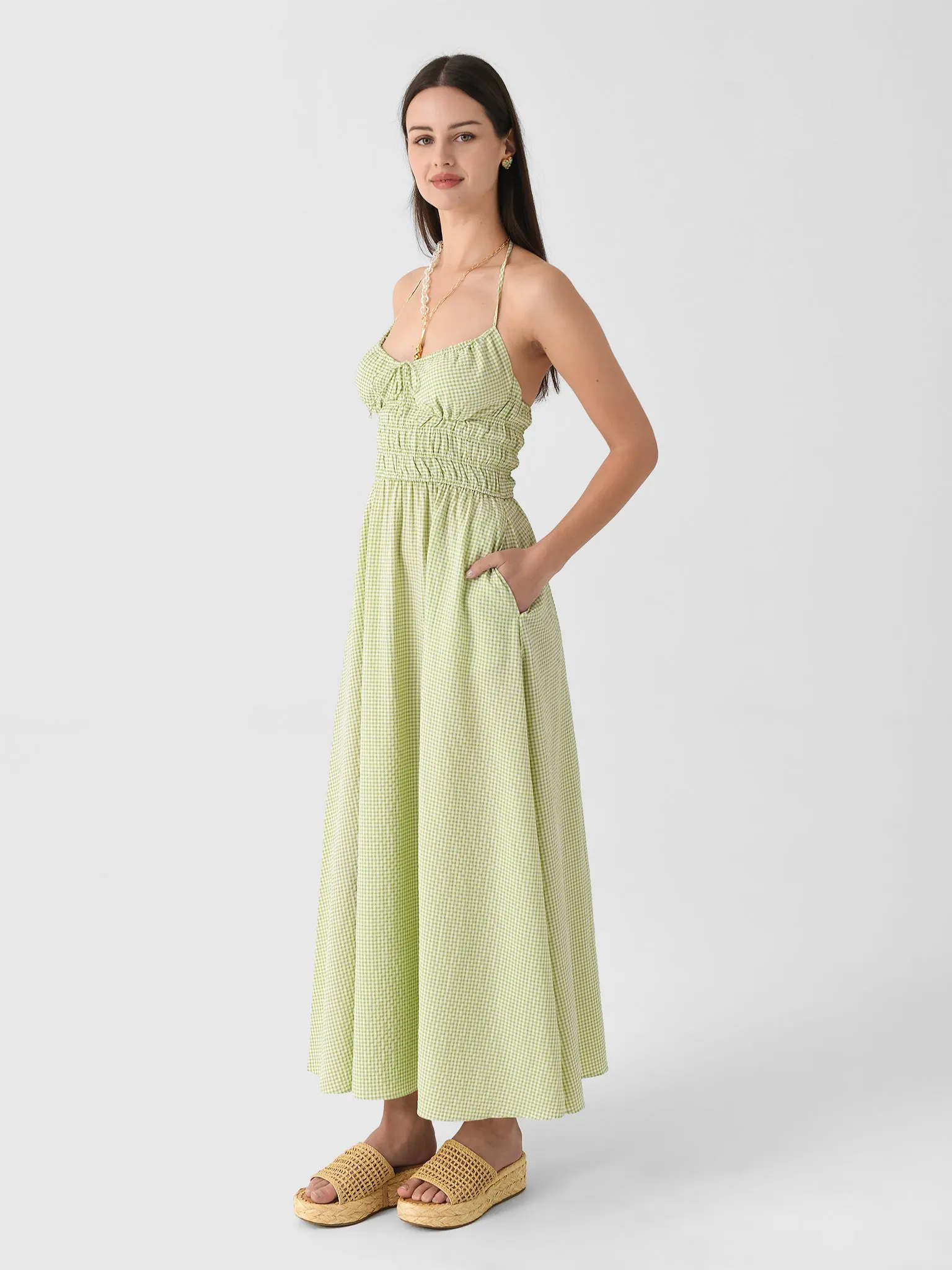 Solid + Striped Women's Lolita Dress sold by Saint Bernard product image thumbnail 2