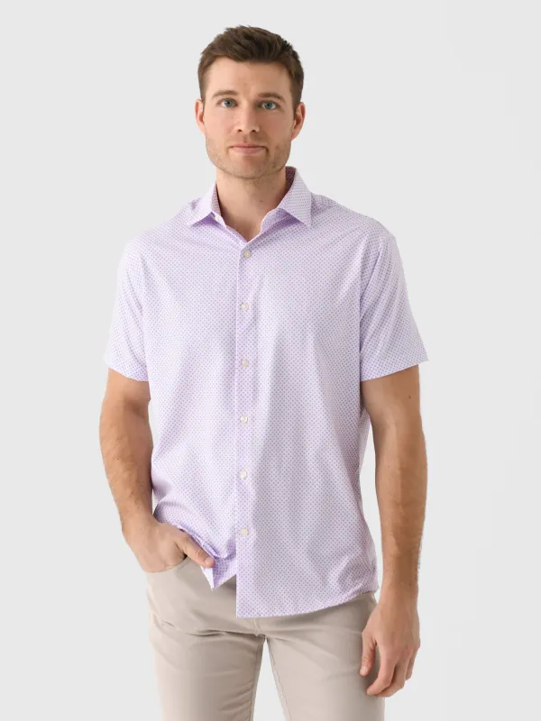 Peter Millar Crown Men's Hudson Performance Poplin Sport Shirt sold by Saint Bernard