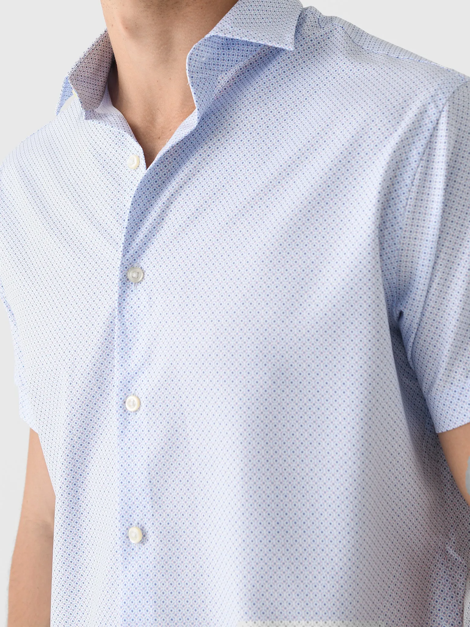 Peter Millar Crown Men's Champers Performance Poplin Sport Shirt sold by Saint Bernard product image thumbnail 5