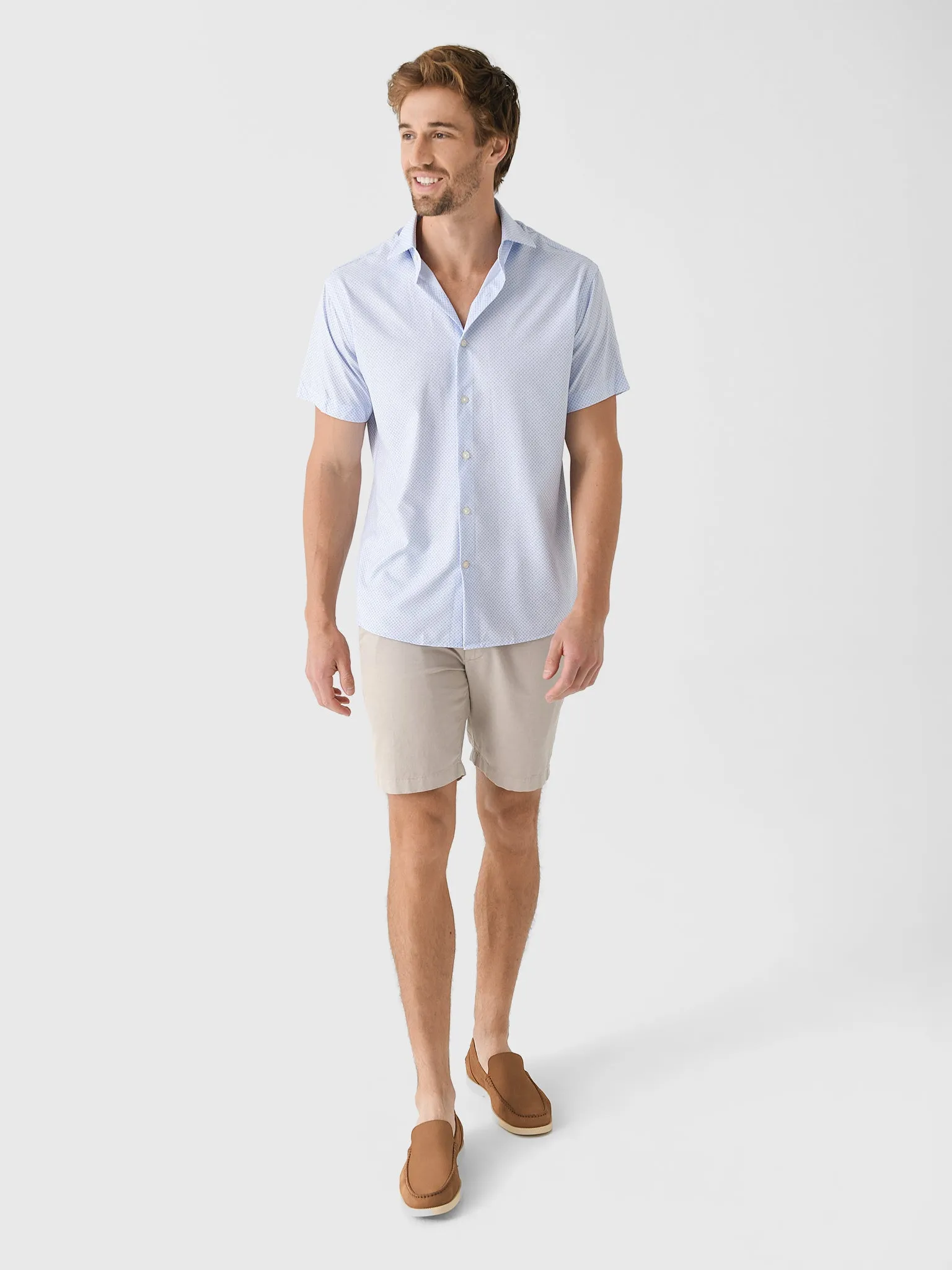 Peter Millar Crown Men's Champers Performance Poplin Sport Shirt sold by Saint Bernard product image thumbnail 2