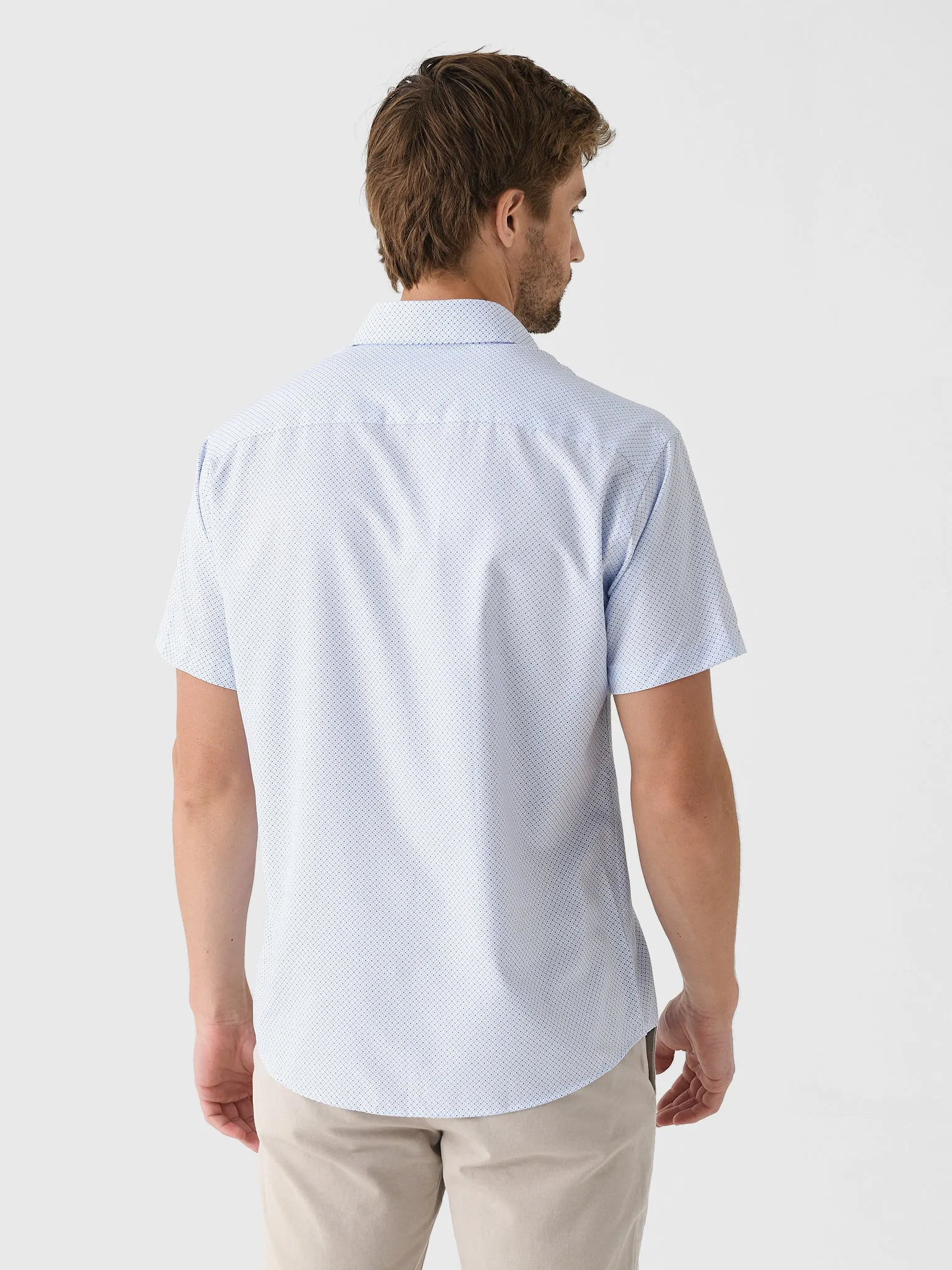 Peter Millar Crown Men's Champers Performance Poplin Sport Shirt sold by Saint Bernard product image thumbnail 4