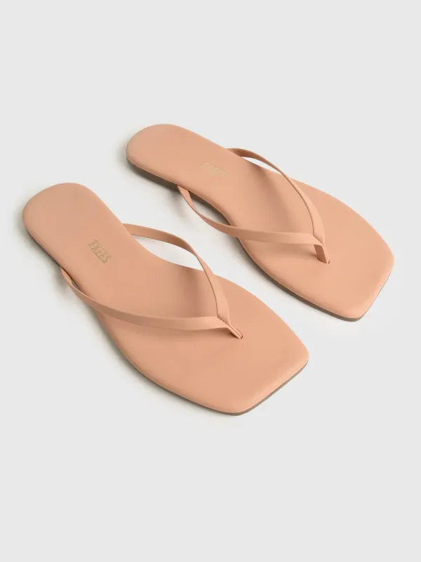 Tkees Women's Square Toe Lily Flip Flop made by TKEES