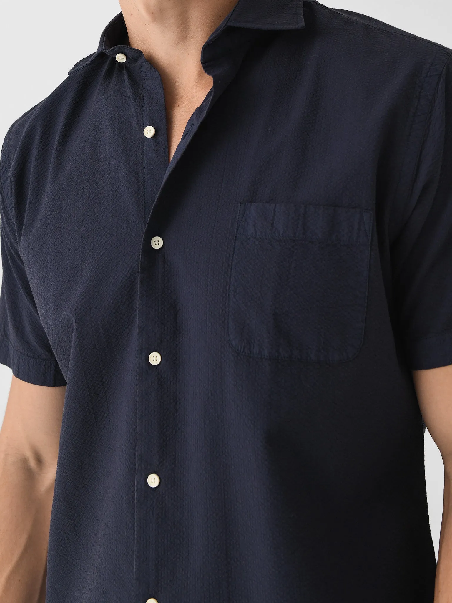 Peter Millar Crown Men's Seaward Cotton Sport Shirt sold by Saint Bernard product image thumbnail 5