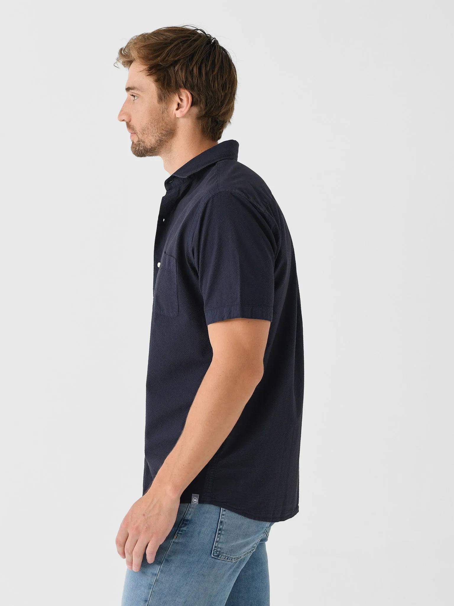 Peter Millar Crown Men's Seaward Cotton Sport Shirt sold by Saint Bernard product image thumbnail 3