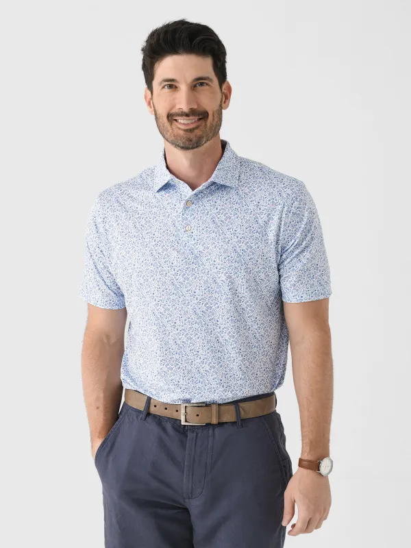 Peter Millar Crown Sport Men's Bar For The Course Performance Jersey Polo made by Peter Millar