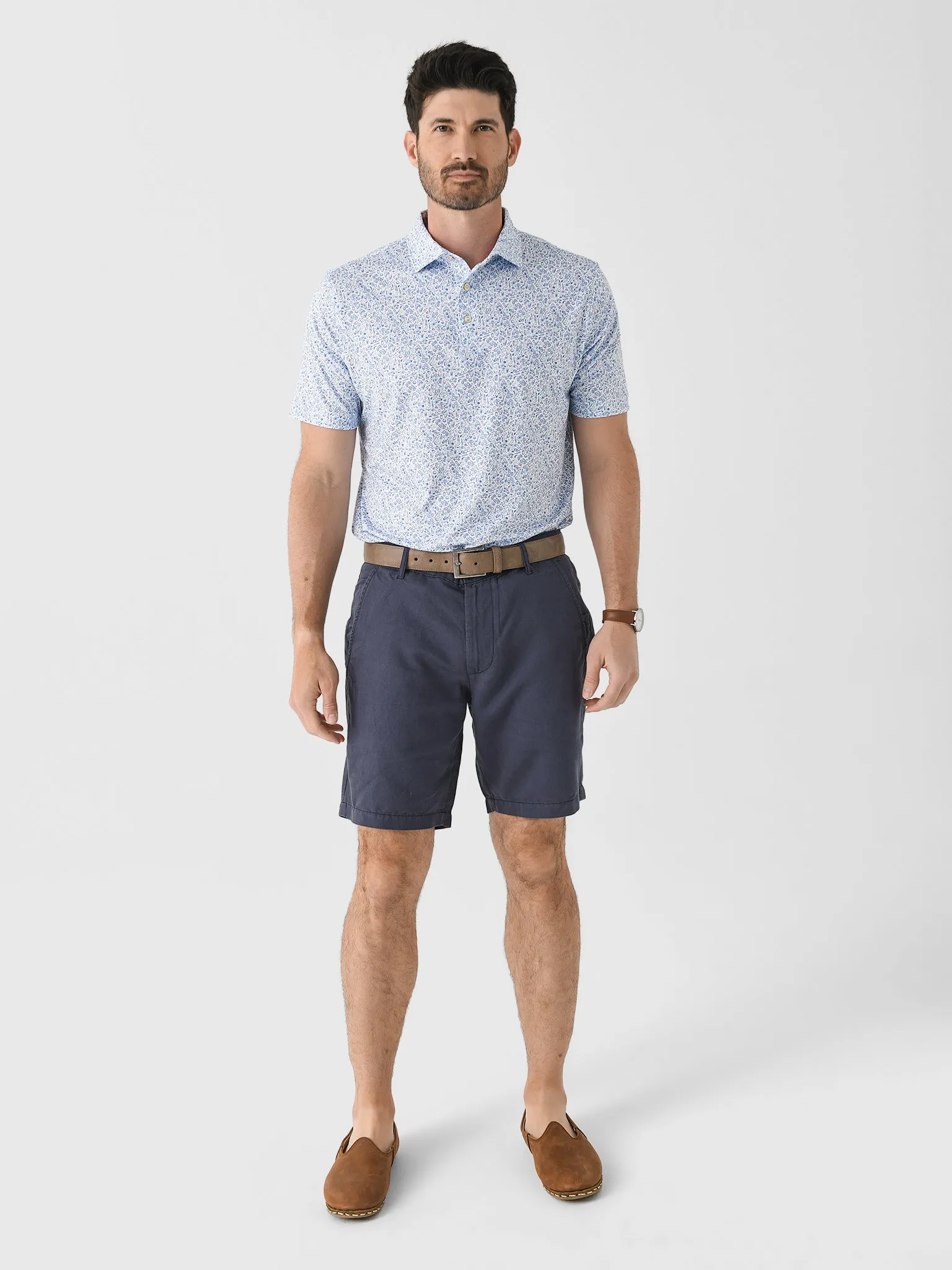 Peter Millar Crown Sport Men's Bar For The Course Performance Jersey Polo sold by Saint Bernard product image thumbnail 2