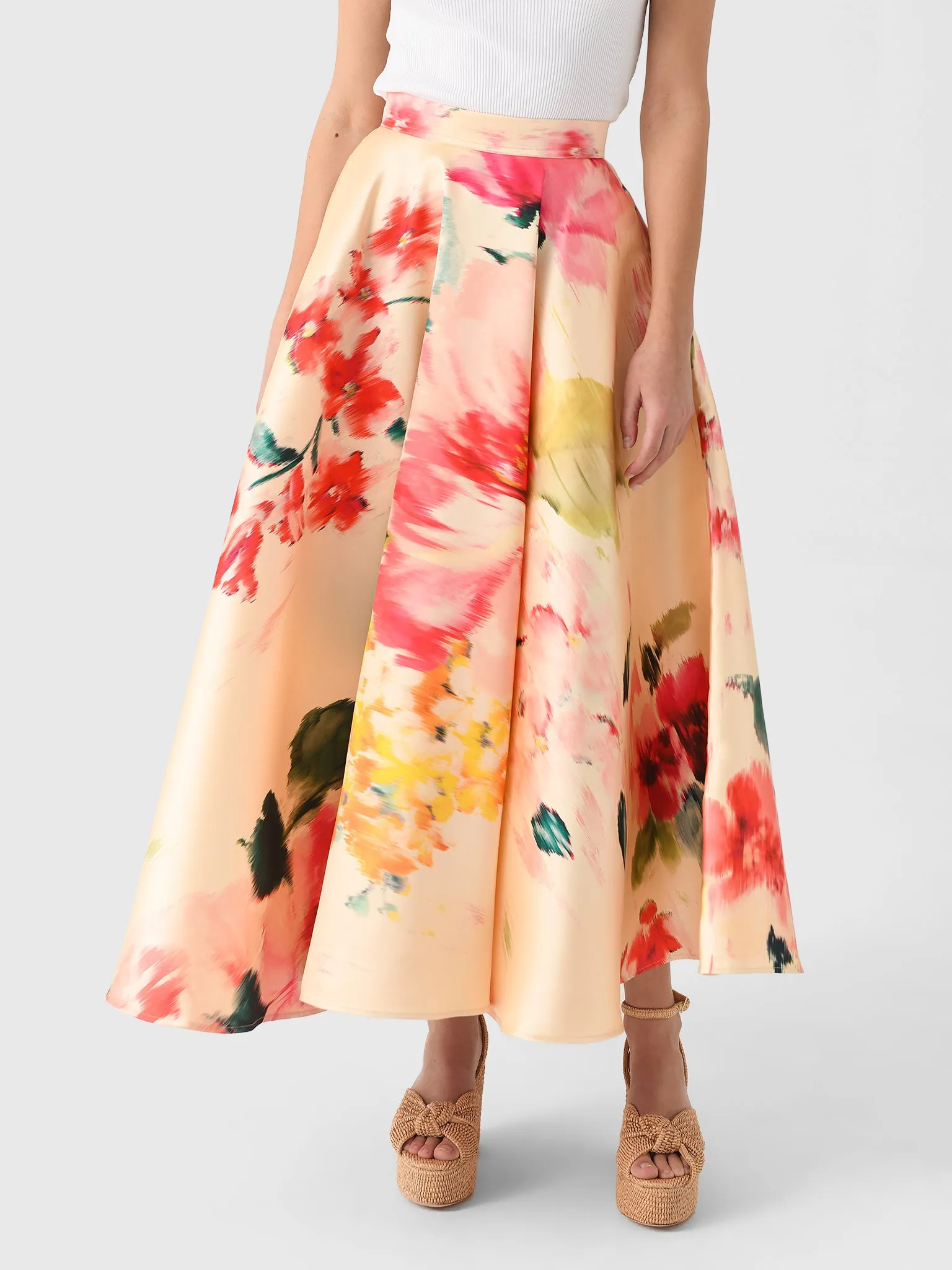 Marques Almeida Women's High Waist Midi A-Line Skirt sold by Saint Bernard